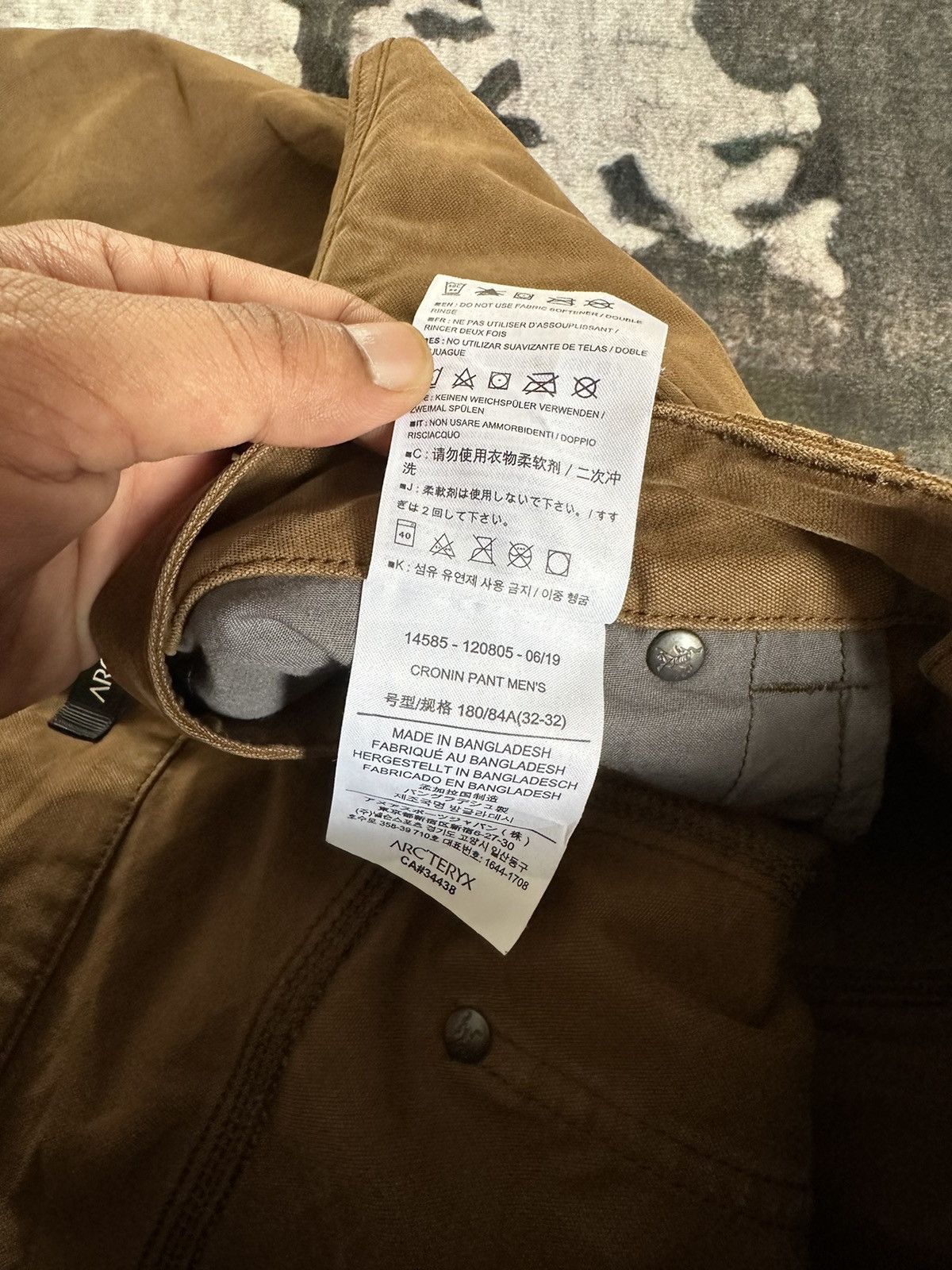 Arc'teryx Rare Arc’teryx 2019 Cronin Pant Size US 34 / EU 50 - 12 Thumbnail