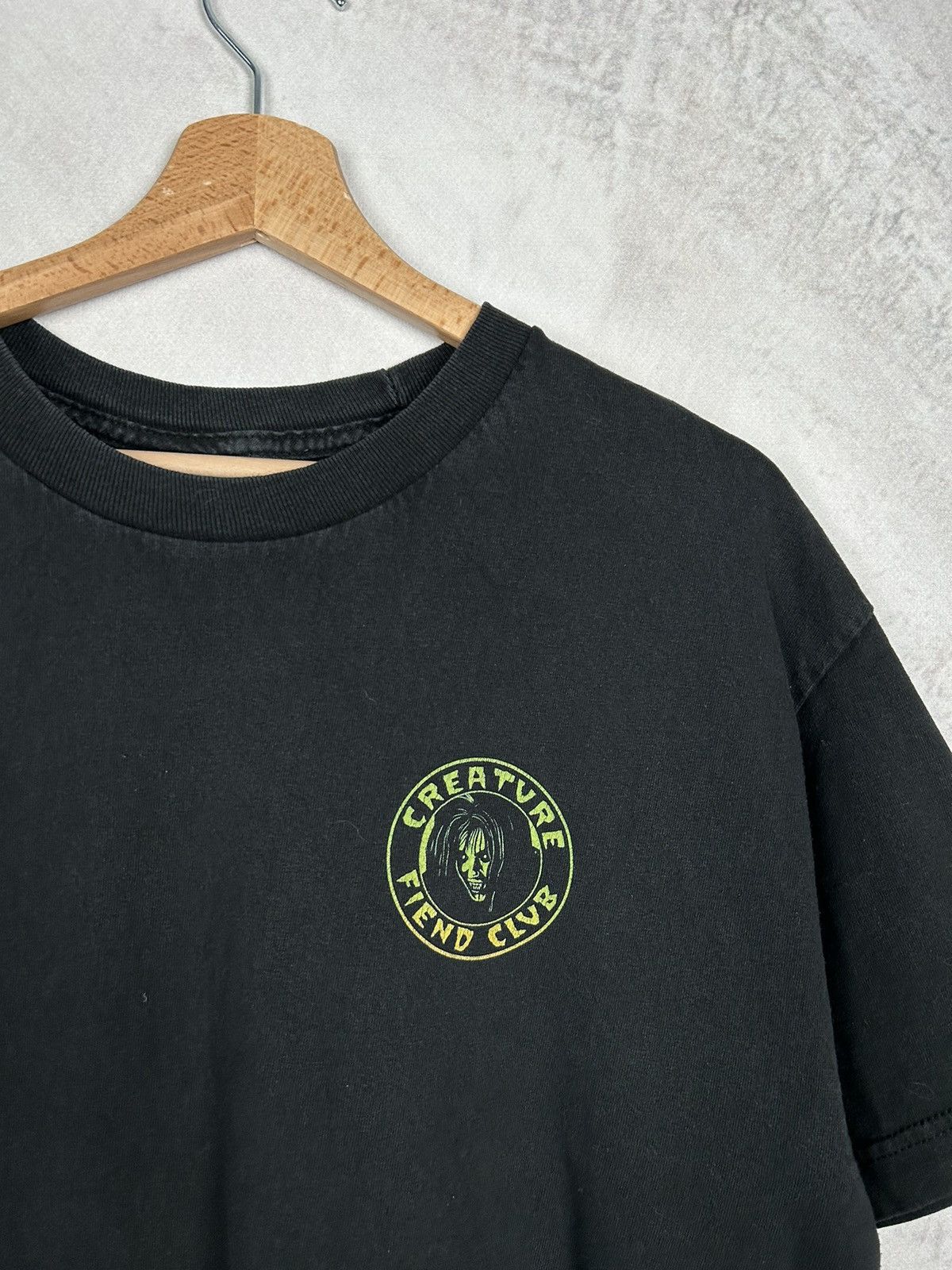 Santa Cruz Skateboards × Vintage Vintage Creature Skateboards Graphic Tee Horror 90s Size US L / EU 52-54 / 3 - 5 Thumbnail