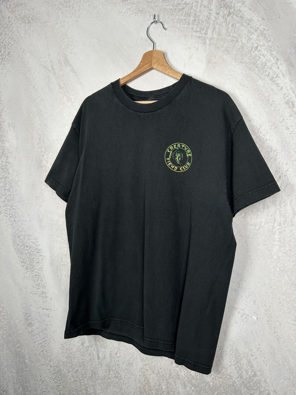 Santa Cruz Skateboards × Vintage Vintage Creature Skateboards Graphic Tee Horror 90s Size US L / EU 52-54 / 3 - 4 Thumbnail