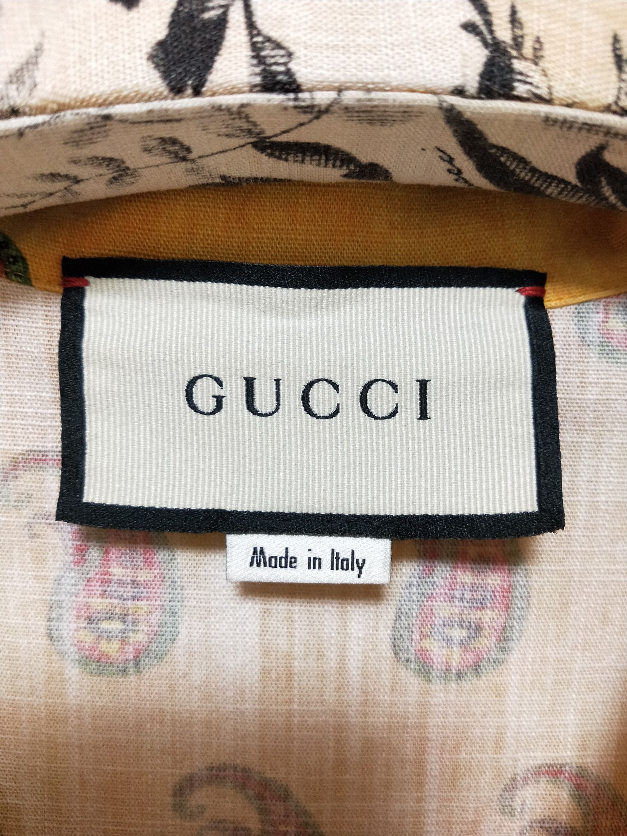 Gucci Paisley Linen Shirt Size US L / EU 52-54 / 3 - 4 Thumbnail