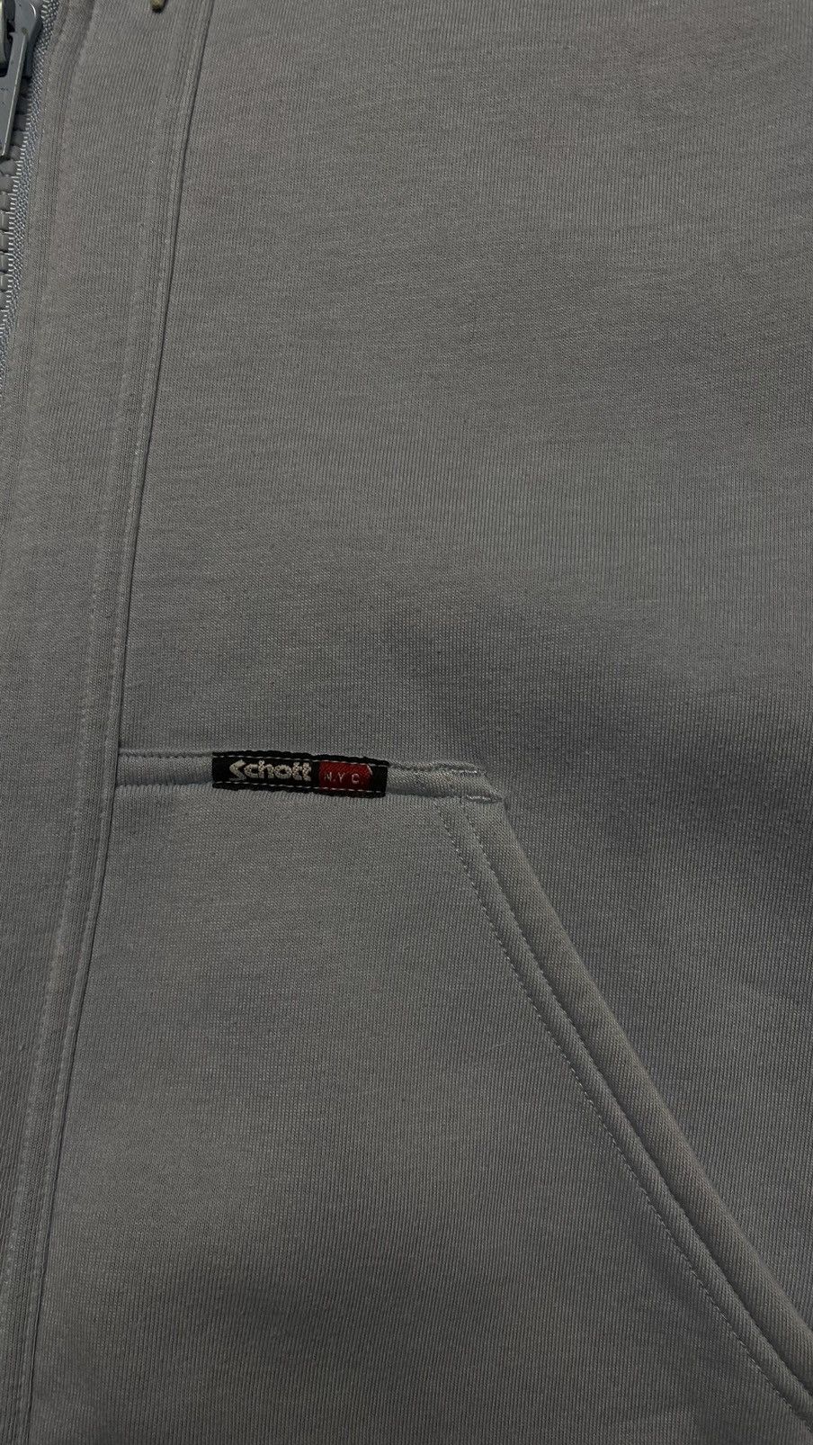 Schott SCOTT mens warm HOODIE inside on Fleece Size US L / EU 52-54 / 3 - 4 Thumbnail