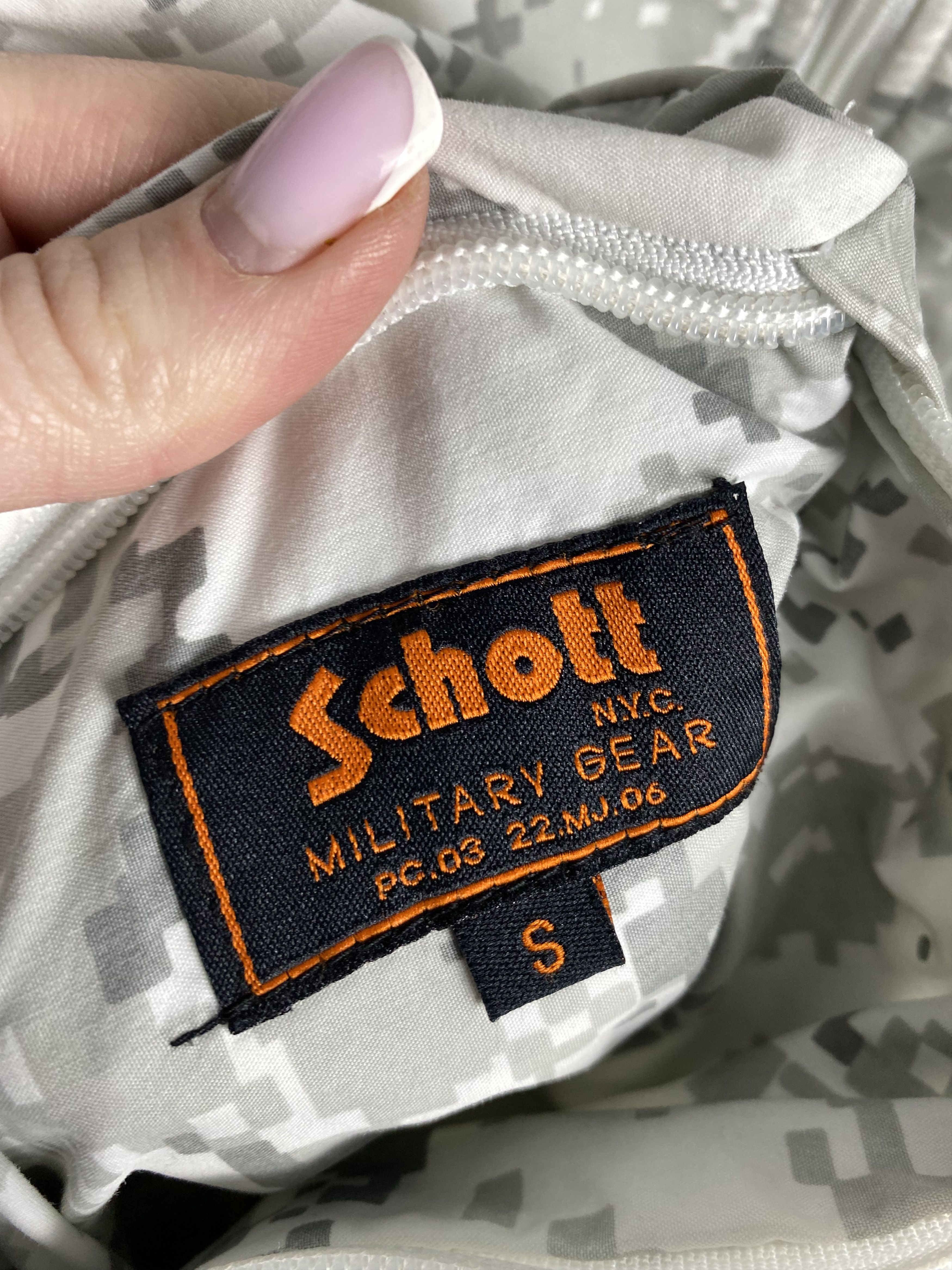 Schott Schott USA Vintage Mens Reversible Camo Jacket Size US S / EU 44-46 / 1 - 4 Thumbnail