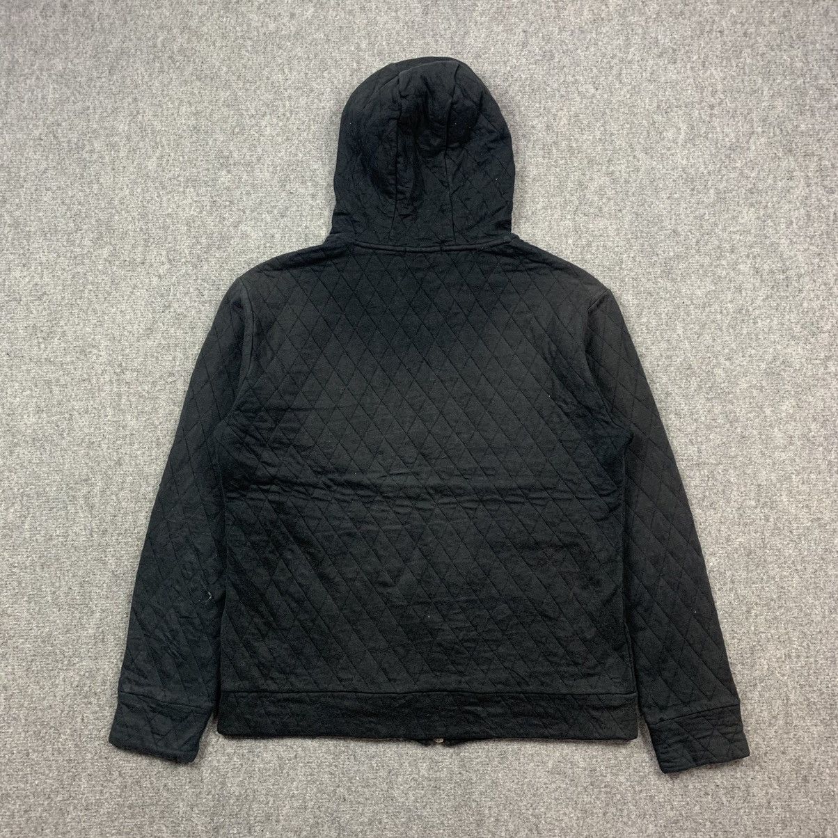 Burberry × Vintage Vintage Burberry Black Label Quilted Hoodie Jacket Size US M / EU 48-50 / 2 - 16 Thumbnail