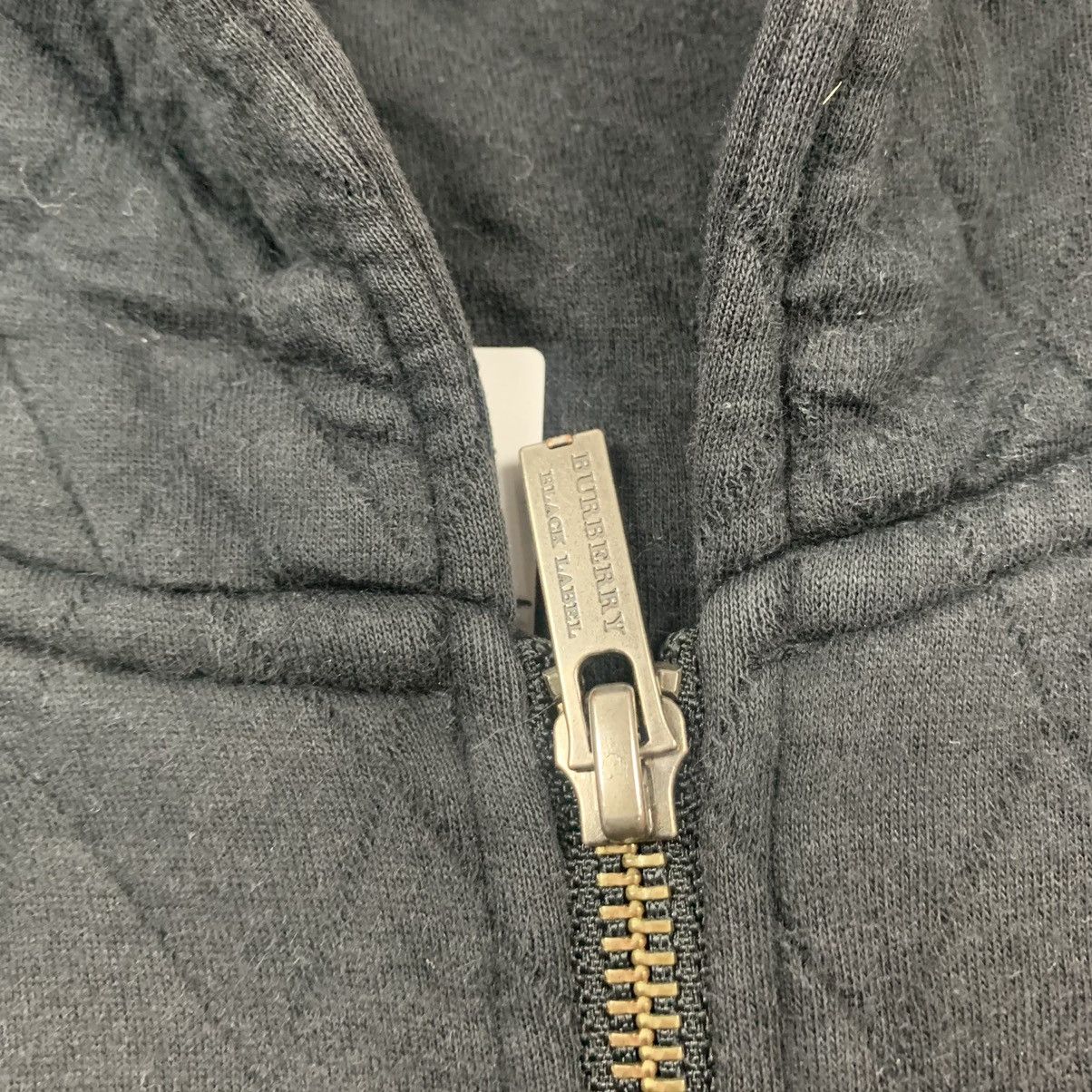Burberry × Vintage Vintage Burberry Black Label Quilted Hoodie Jacket Size US M / EU 48-50 / 2 - 10 Thumbnail
