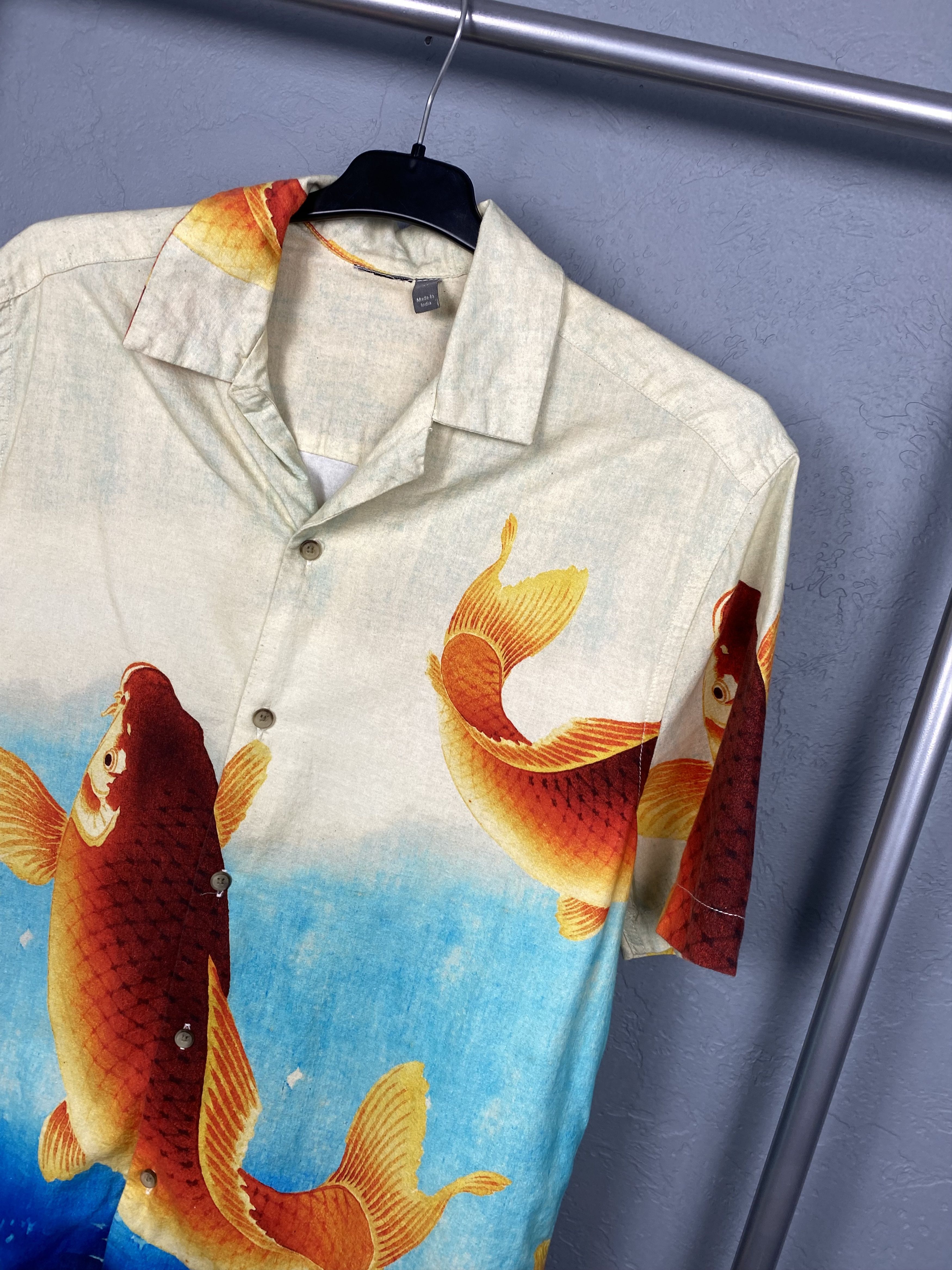 Other Hawaiian Shirt Japanese Full Printed Fish Coi Y2K Size US S / EU 44-46 / 1 - 2 Thumbnail