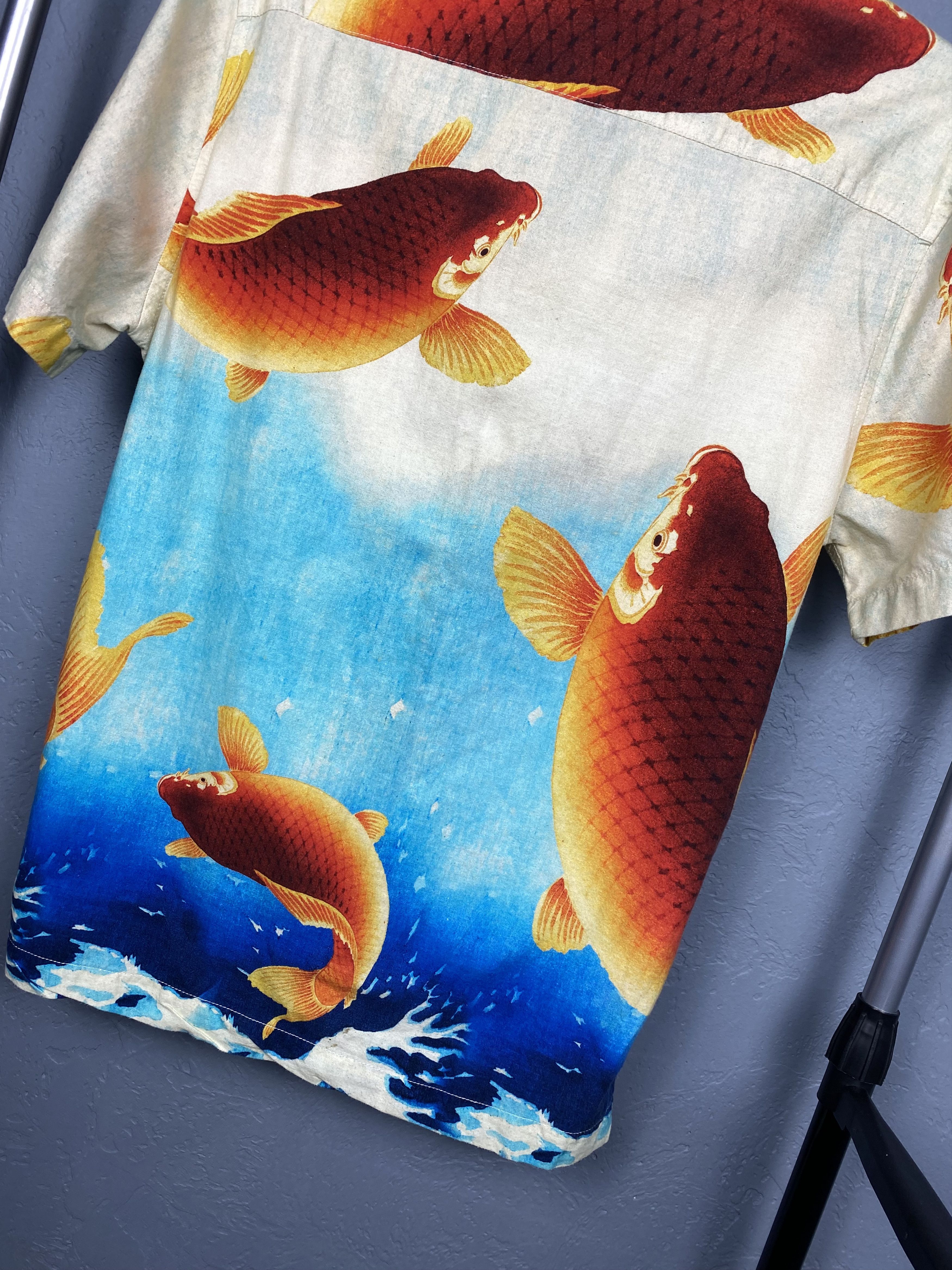 Other Hawaiian Shirt Japanese Full Printed Fish Coi Y2K Size US S / EU 44-46 / 1 - 6 Thumbnail