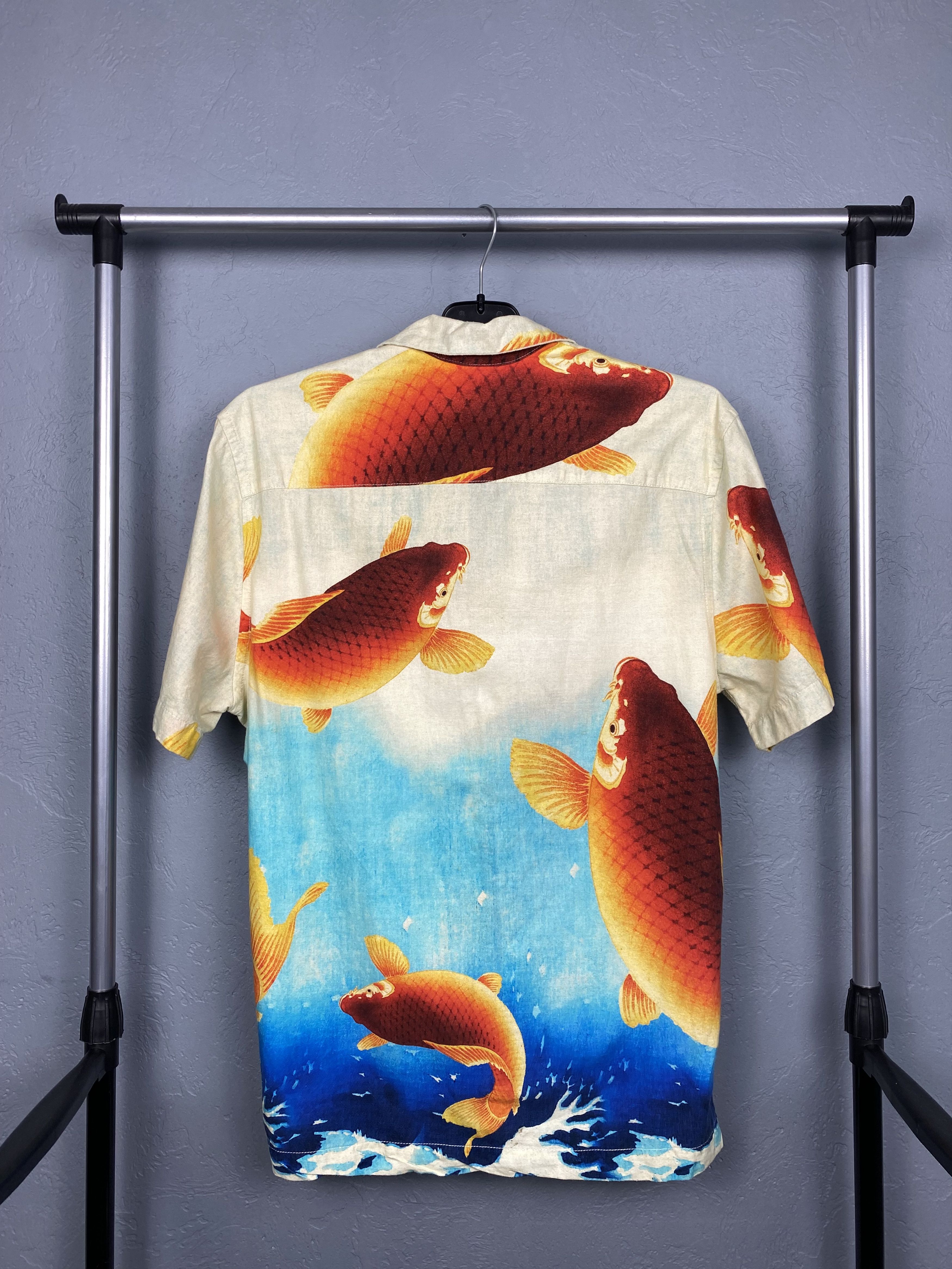 Other Hawaiian Shirt Japanese Full Printed Fish Coi Y2K Size US S / EU 44-46 / 1 - 5 Thumbnail