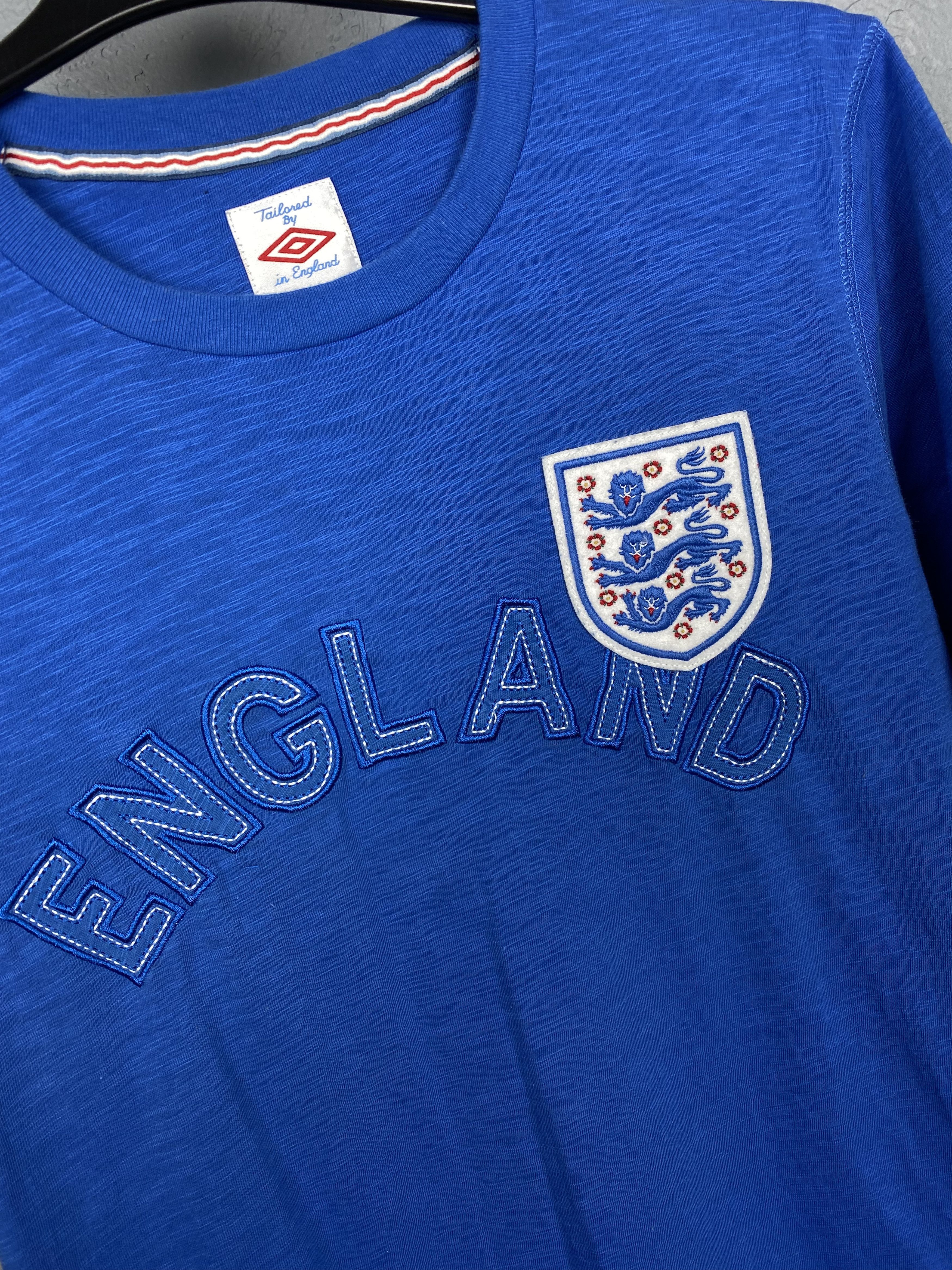 Umbro × Vintage Umbro England Vintage T-Shirt Tee Size US L / EU 52-54 / 3 - 3 Thumbnail