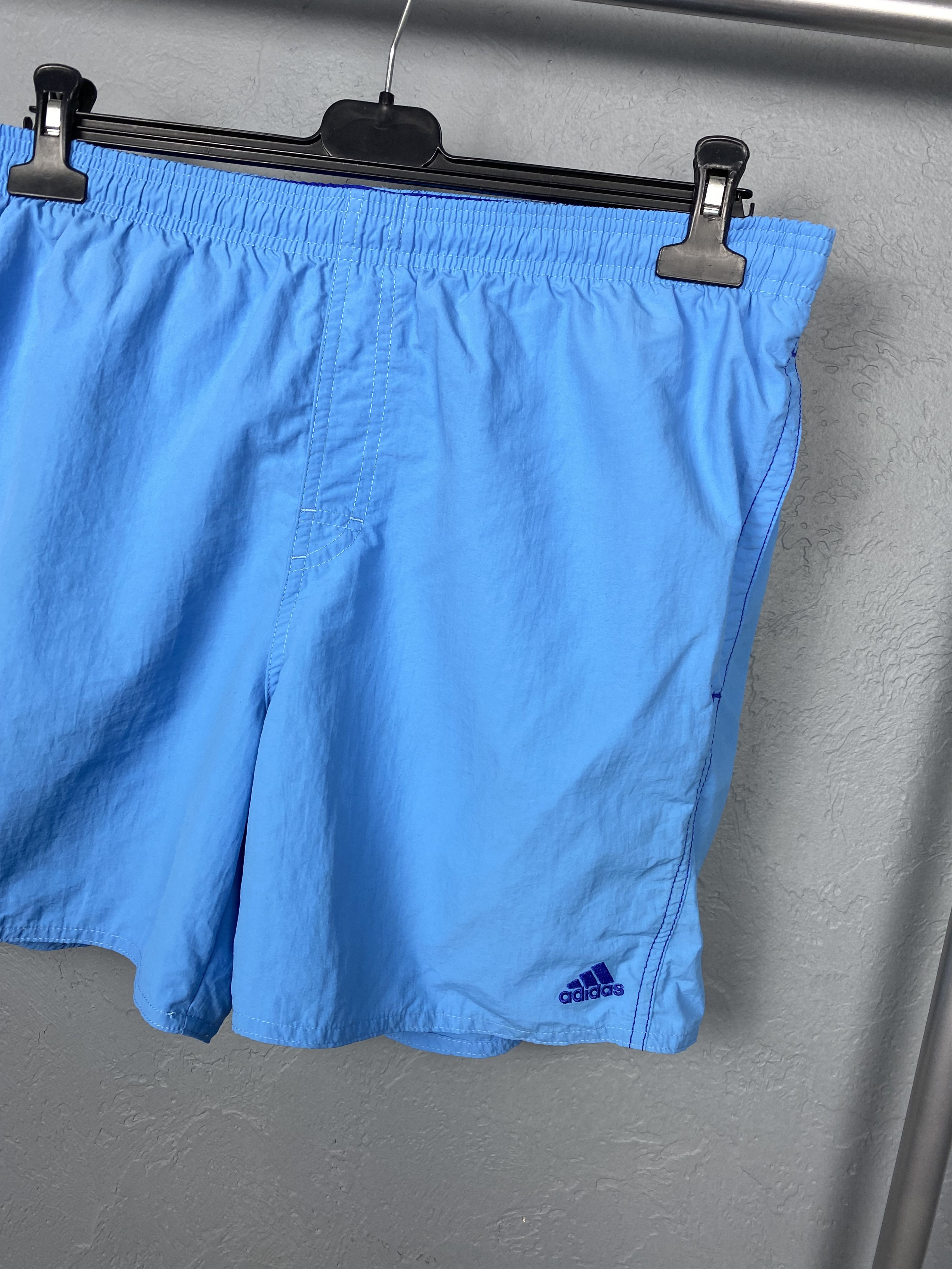 Adidas × Vintage Adidas Vintage Mens Nylon Shorts Y2K Size US 34 / EU 50 - 2 Thumbnail