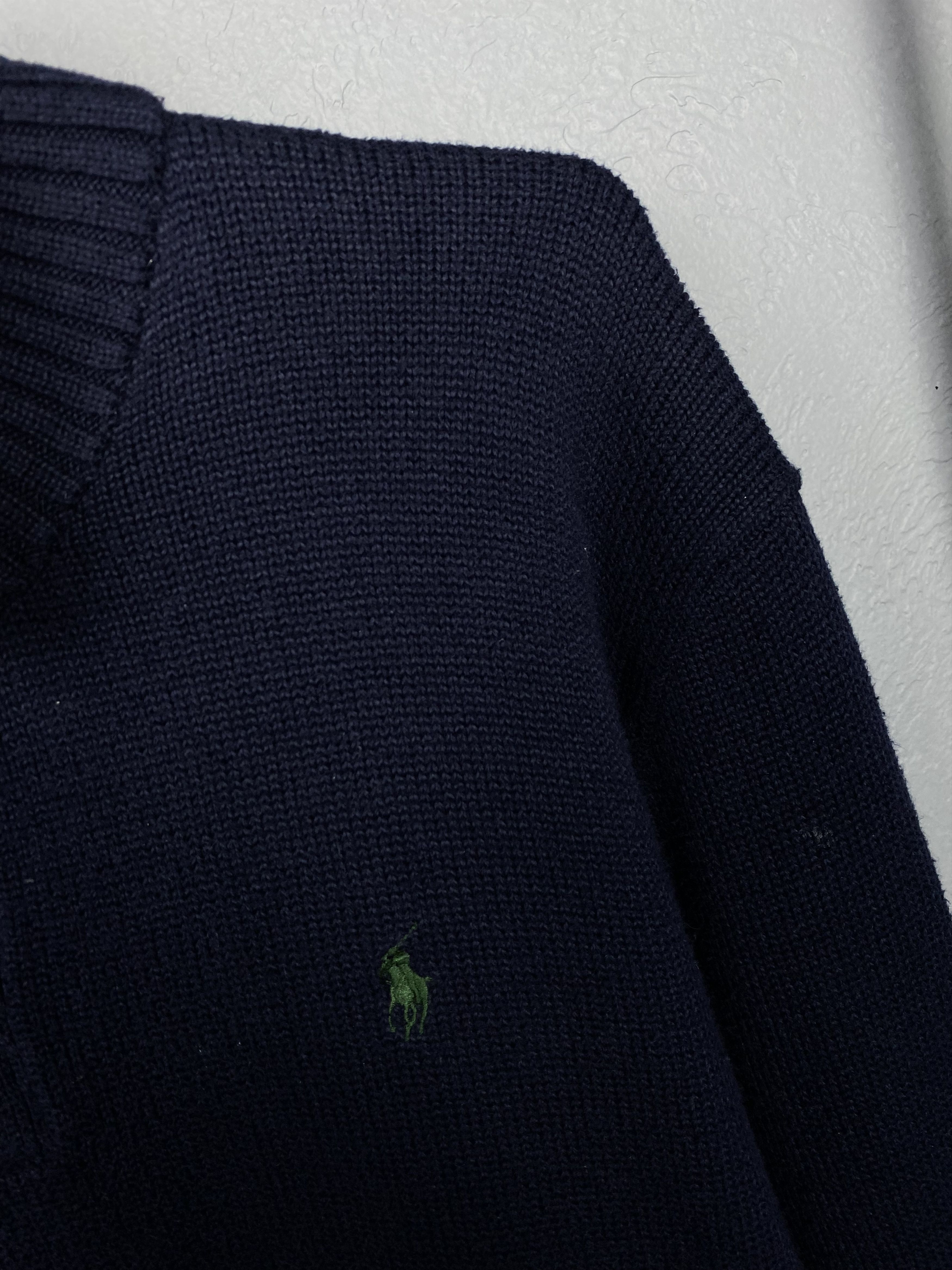 Polo Ralph Lauren Polo Ralph Lauren Vintage Mens 1\4 Quarter Zip Sweater Size US XL / EU 56 / 4 - 3 Thumbnail