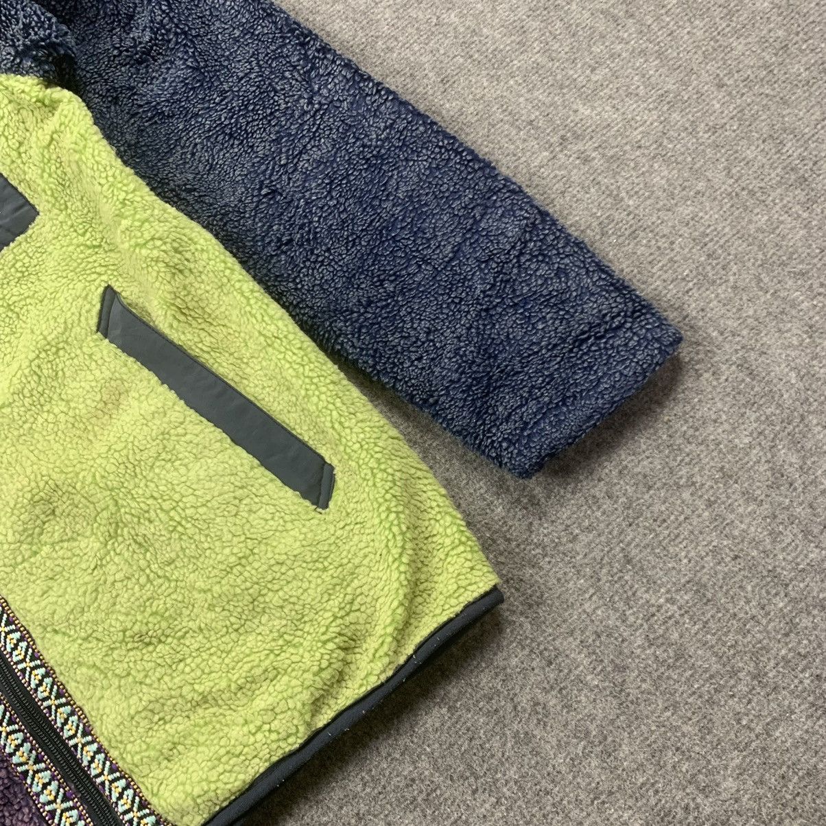Japanese Brand × go slow caravan Go Slow Caravan Multi Color Deep Pile Fleece Jacket Size US M / EU 48-50 / 2 - 2 Thumbnail
