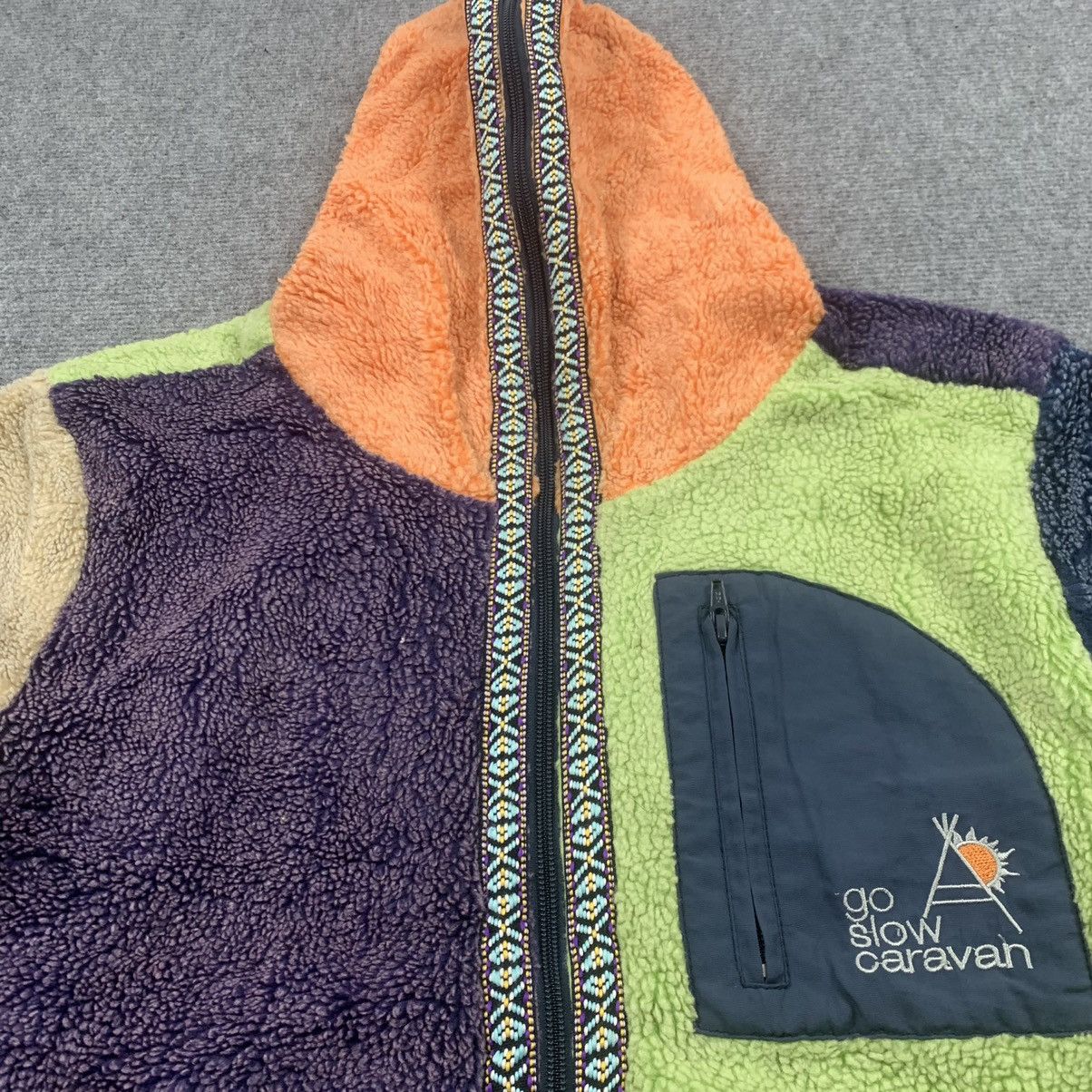 Japanese Brand × go slow caravan Go Slow Caravan Multi Color Deep Pile Fleece Jacket Size US M / EU 48-50 / 2 - 6 Thumbnail