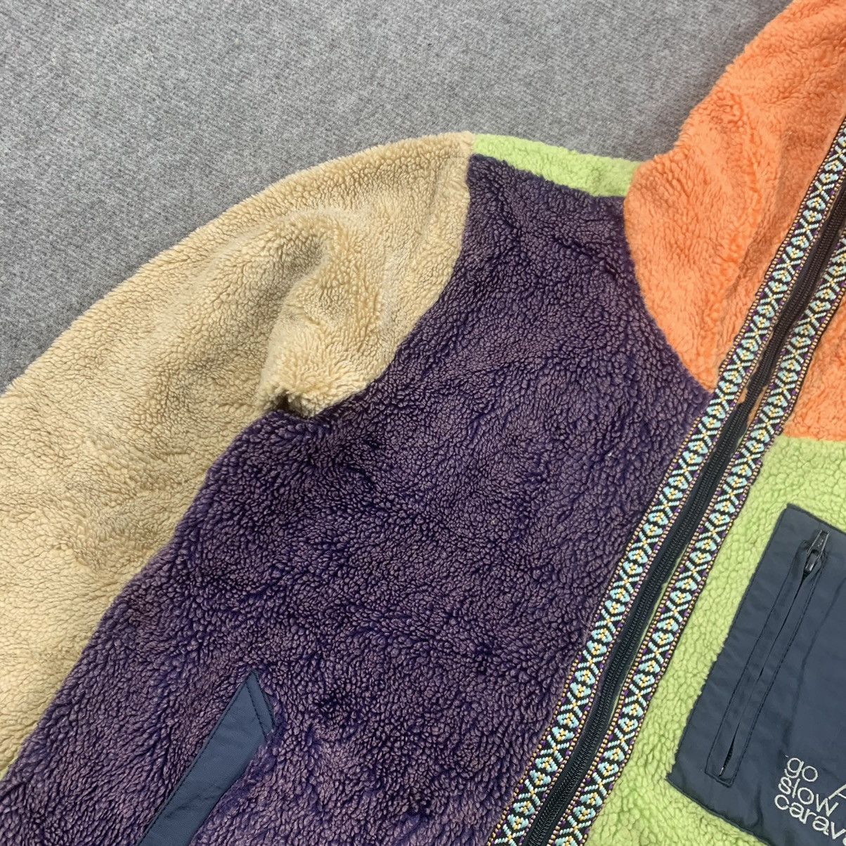 Japanese Brand × go slow caravan Go Slow Caravan Multi Color Deep Pile Fleece Jacket Size US M / EU 48-50 / 2 - 5 Thumbnail