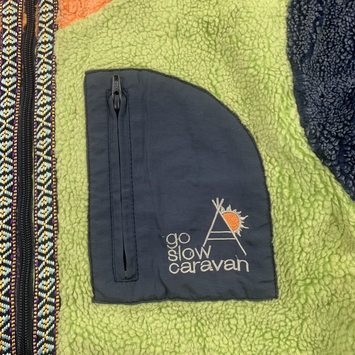 Japanese Brand × go slow caravan Go Slow Caravan Multi Color Deep Pile Fleece Jacket Size US M / EU 48-50 / 2 - 7 Thumbnail