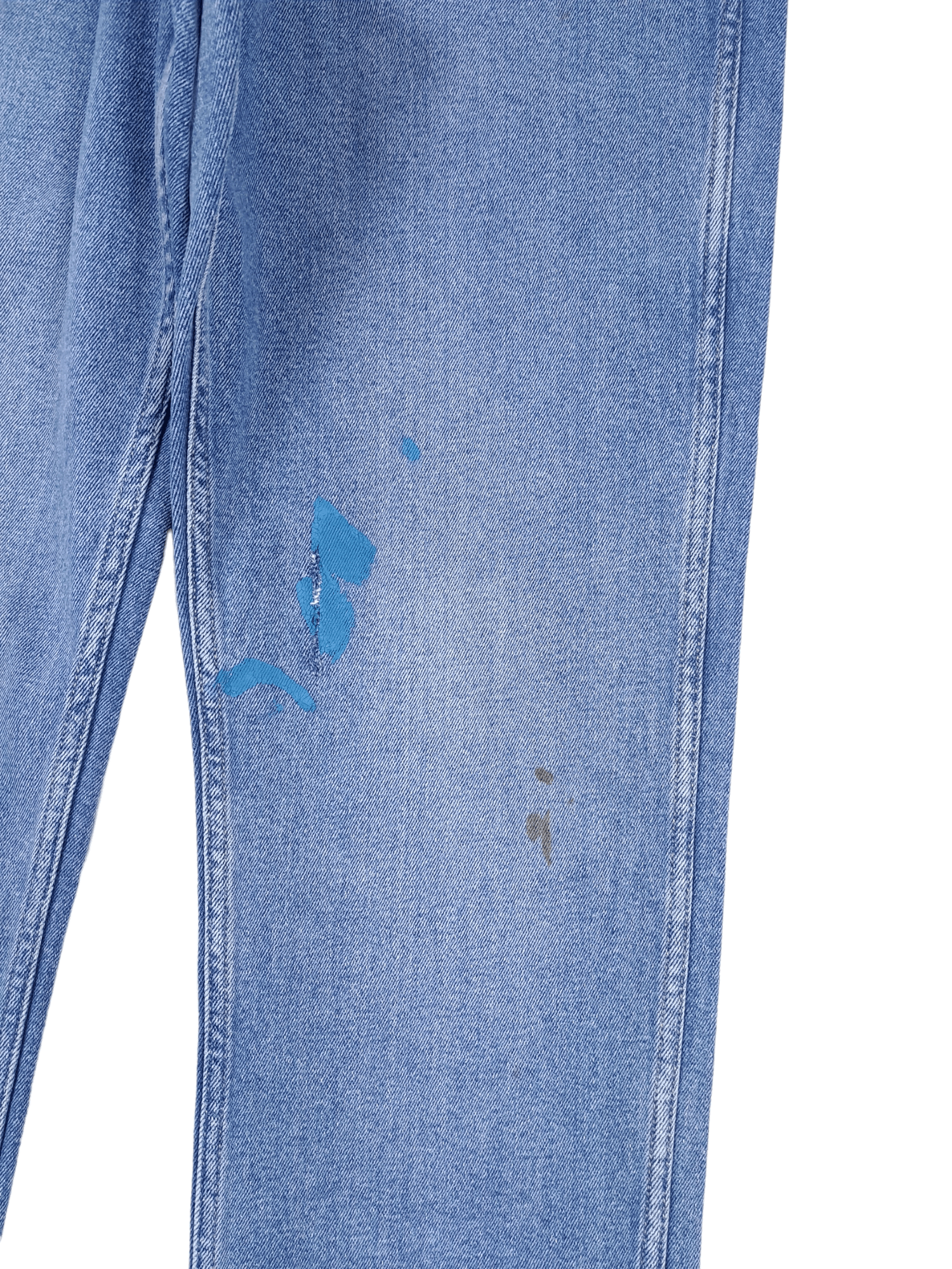 Vintage × Wrangler 💎 Vintage 33/34 Wrangler Painter Blue Denim Jeans Size US 33 - 3 Thumbnail