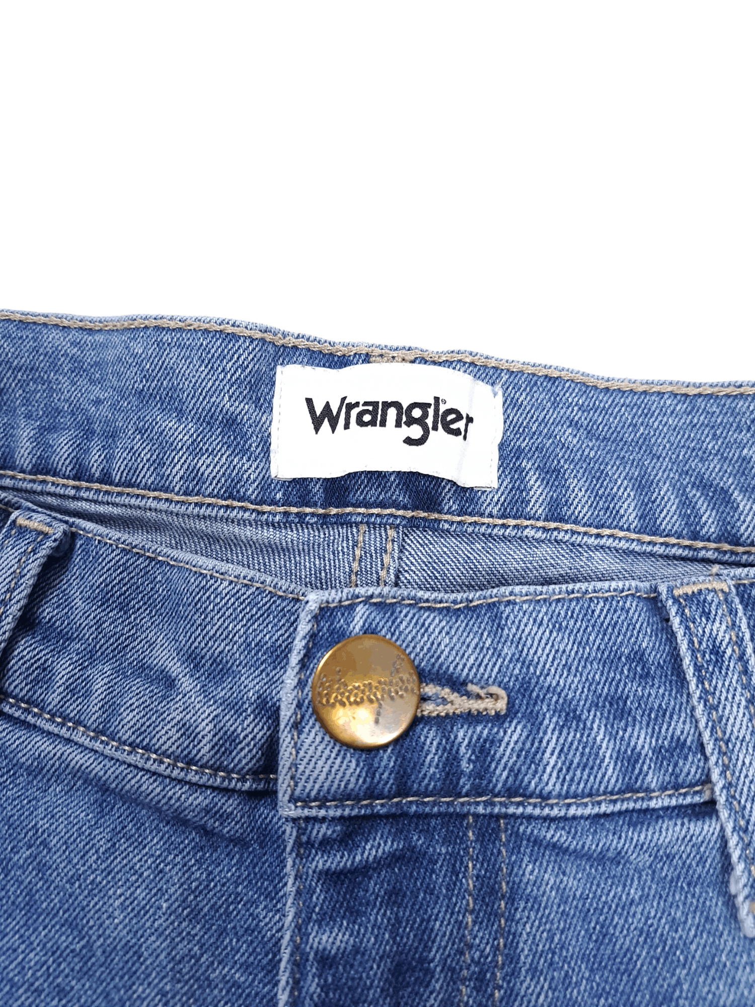 Vintage × Wrangler 💎 Vintage 33/34 Wrangler Painter Blue Denim Jeans Size US 33 - 6 Thumbnail