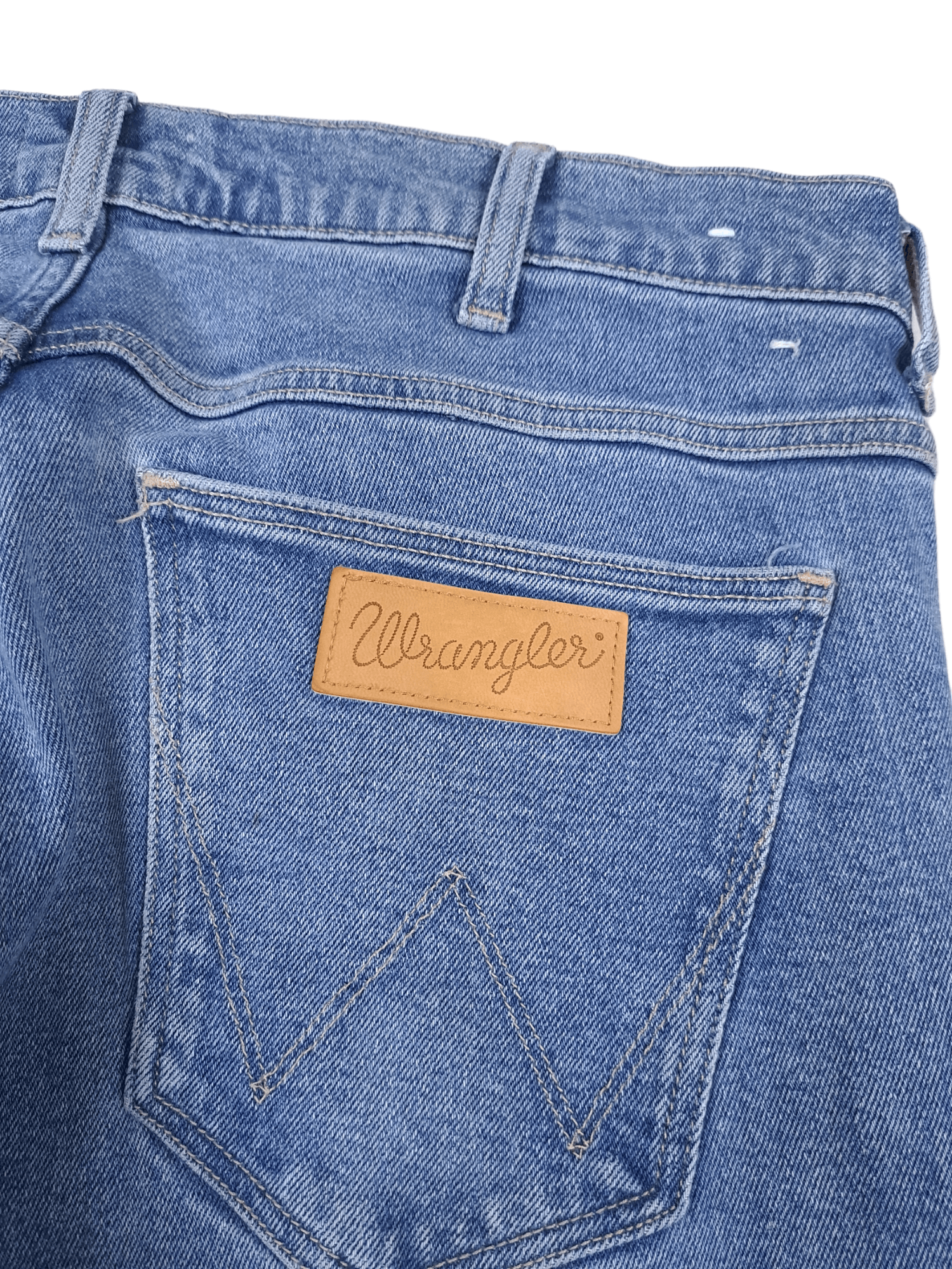 Vintage × Wrangler 💎 Vintage 33/34 Wrangler Painter Blue Denim Jeans Size US 33 - 4 Thumbnail