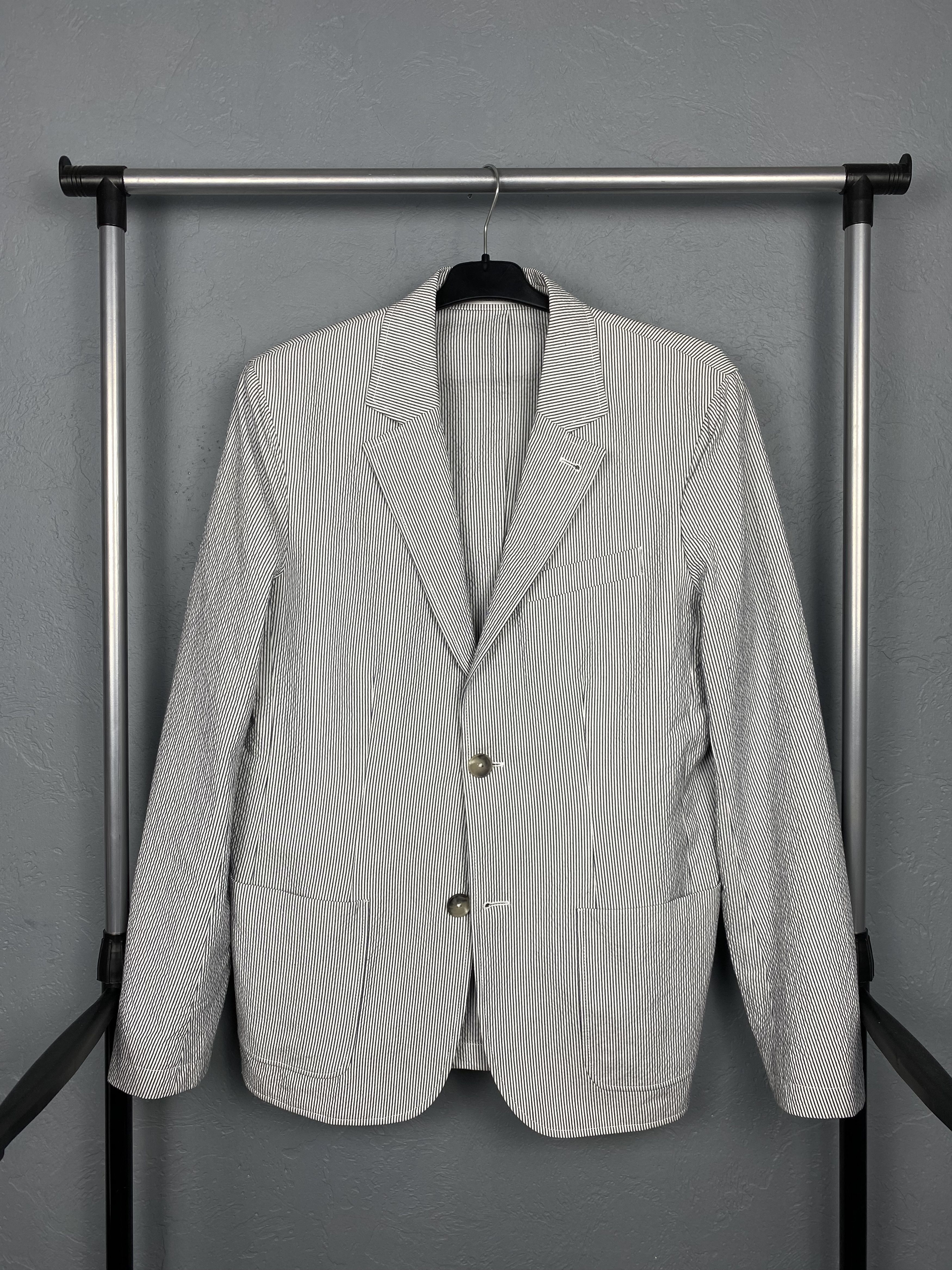 Lacoste Lacoste Vintage Mens Striped Blazer Jacket Size US M / EU 48-50 / 2 - 1 Thumbnail