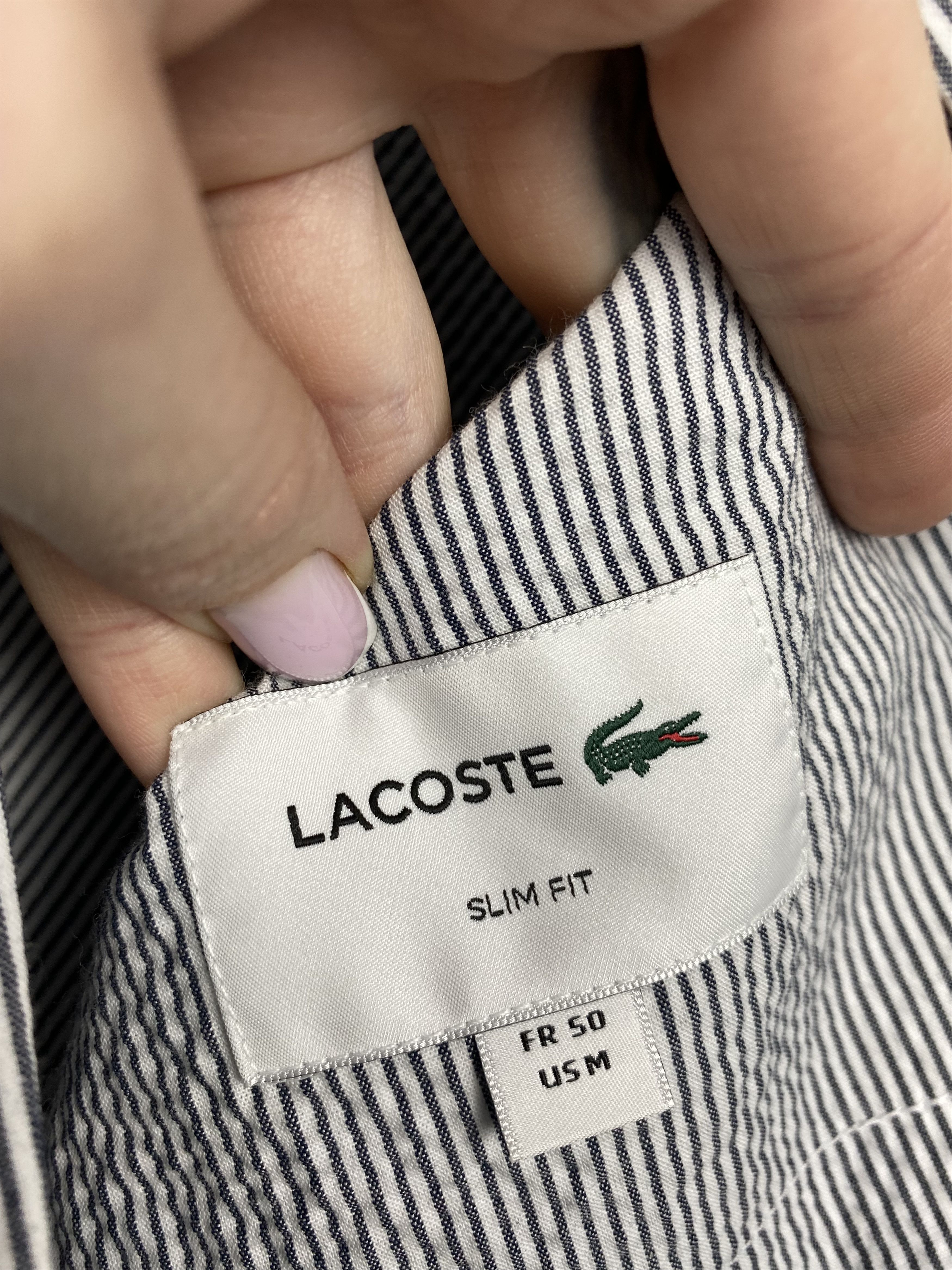 Lacoste Lacoste Vintage Mens Striped Blazer Jacket Size US M / EU 48-50 / 2 - 5 Thumbnail
