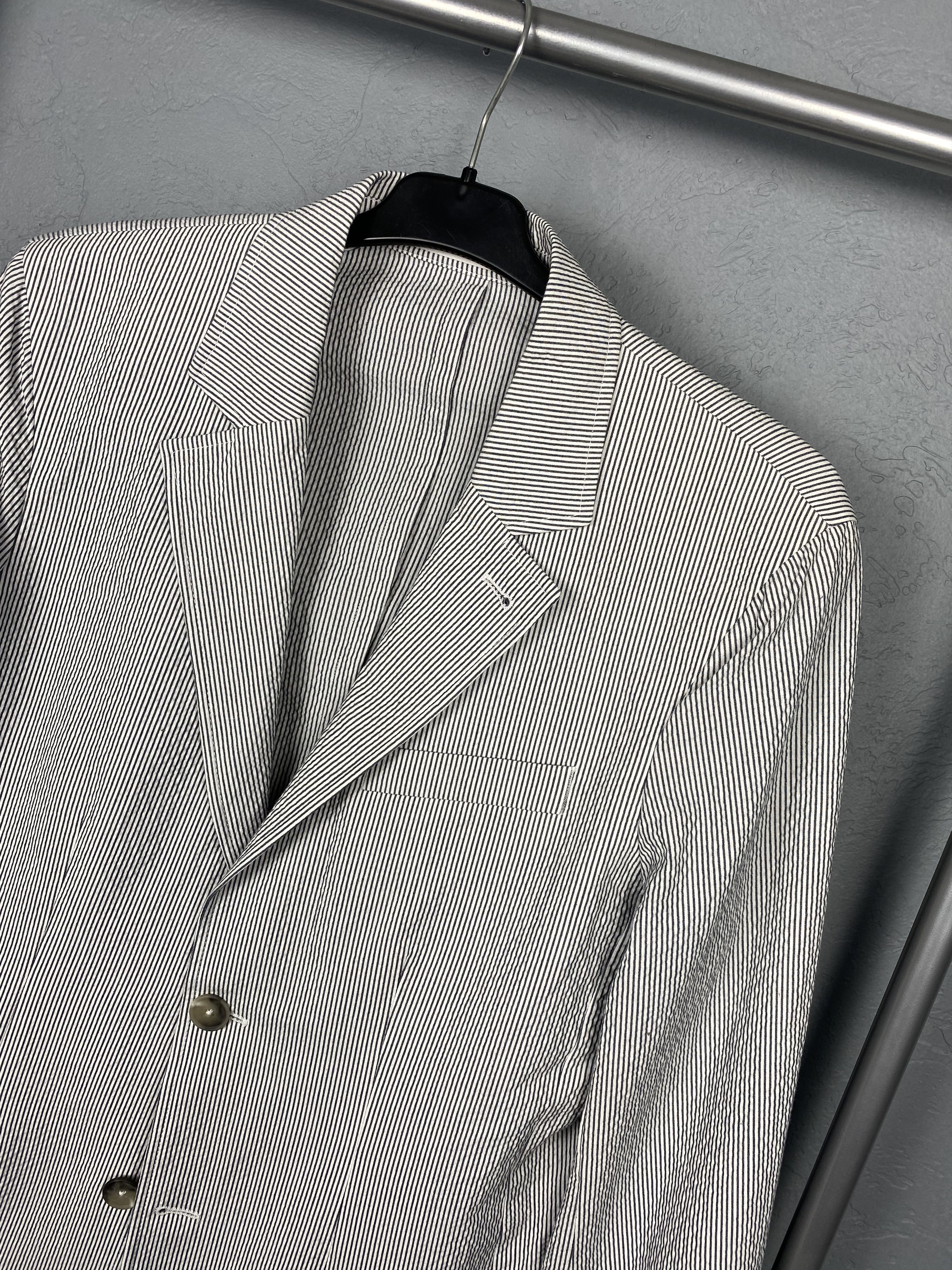 Lacoste Lacoste Vintage Mens Striped Blazer Jacket Size US M / EU 48-50 / 2 - 2 Thumbnail