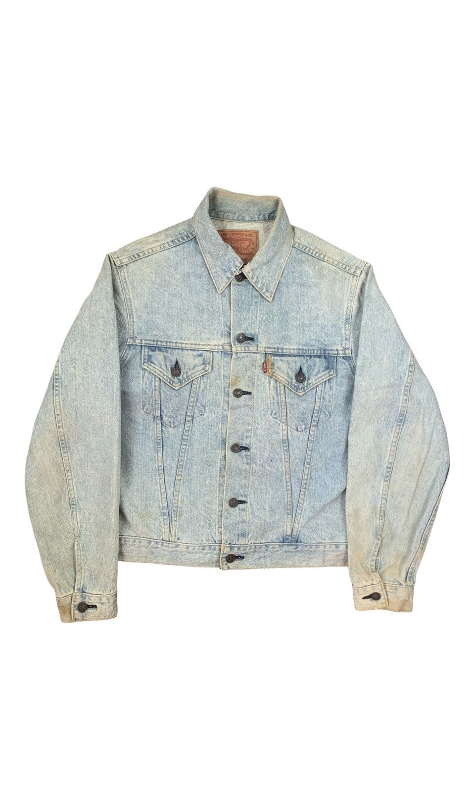 Levi's × Levi's Vintage Clothing × Vintage Vintage LEVIS BIG E Lot 71557 Denim Jacket Size US M / EU 48-50 / 2 - 1 Thumbnail