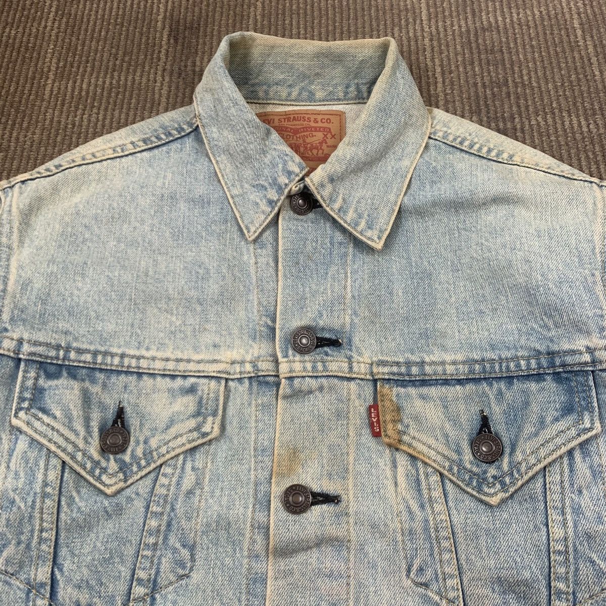 Levi's × Levi's Vintage Clothing × Vintage Vintage LEVIS BIG E Lot 71557 Denim Jacket Size US M / EU 48-50 / 2 - 9 Thumbnail