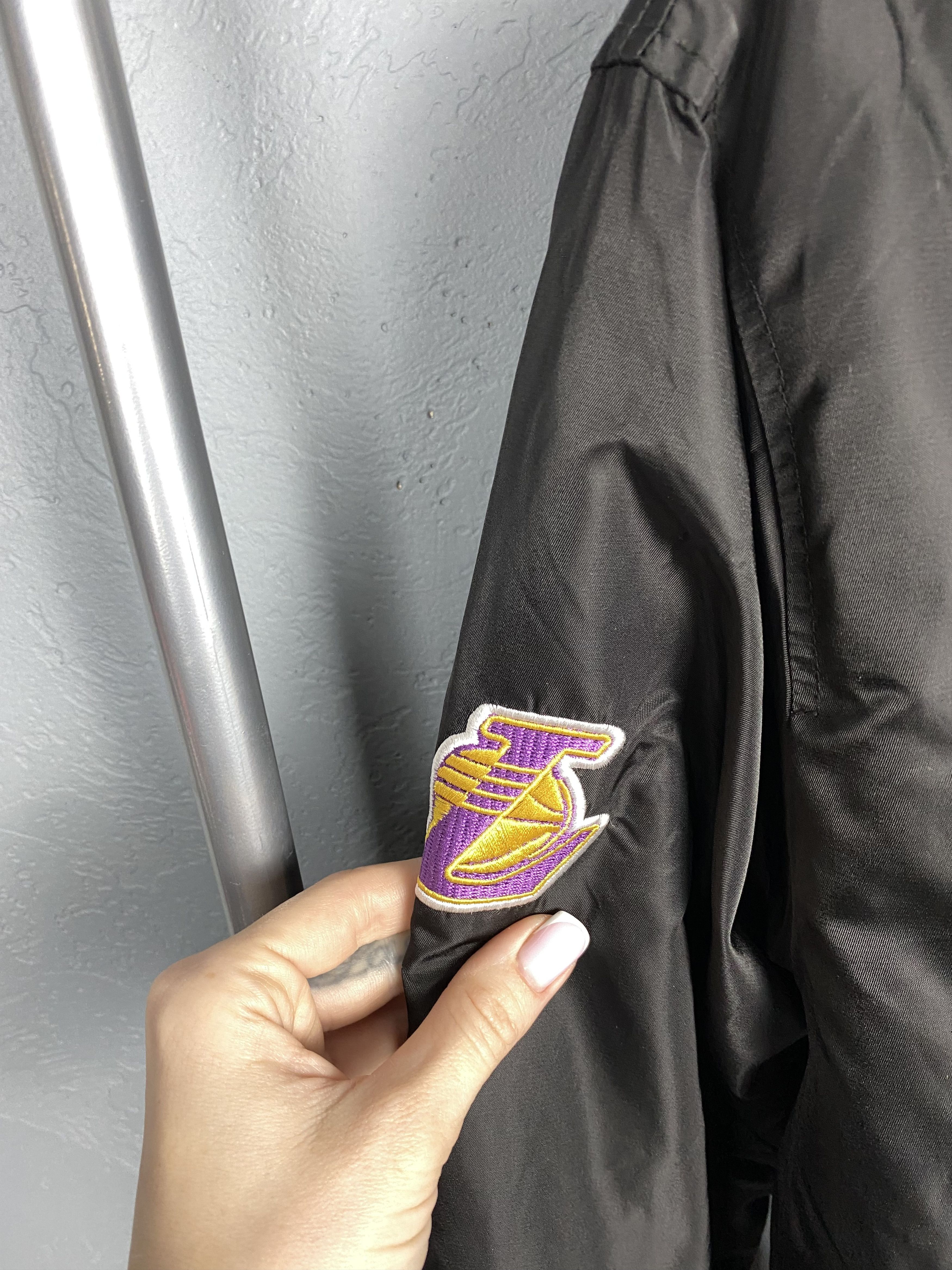 NBA NEW! Los Angeles Lakers NBA Varsity Bomber Jacket Size US M / EU 48-50 / 2 - 8 Thumbnail