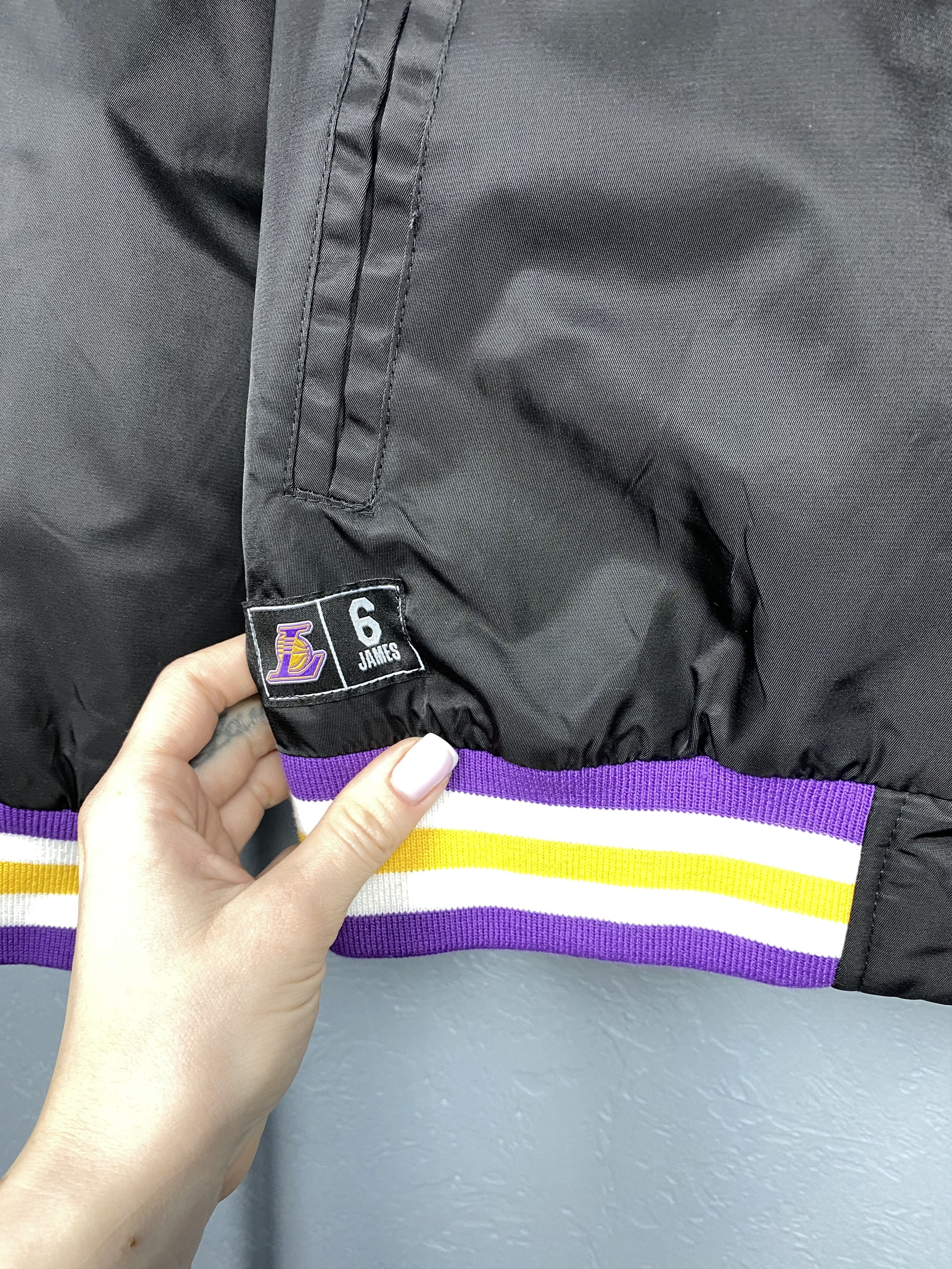 NBA NEW! Los Angeles Lakers NBA Varsity Bomber Jacket Size US M / EU 48-50 / 2 - 9 Thumbnail