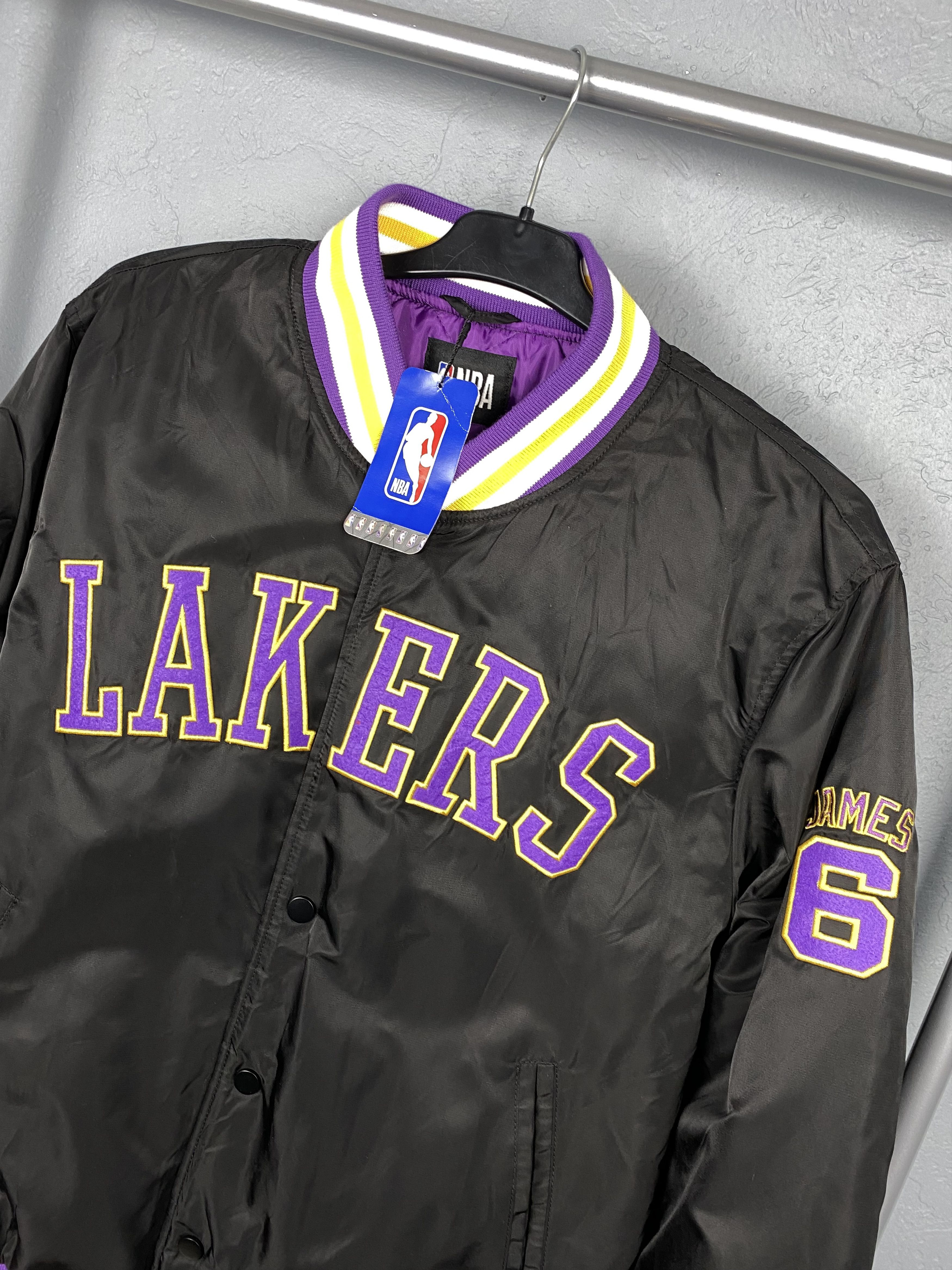 NBA NEW! Los Angeles Lakers NBA Varsity Bomber Jacket Size US M / EU 48-50 / 2 - 5 Thumbnail