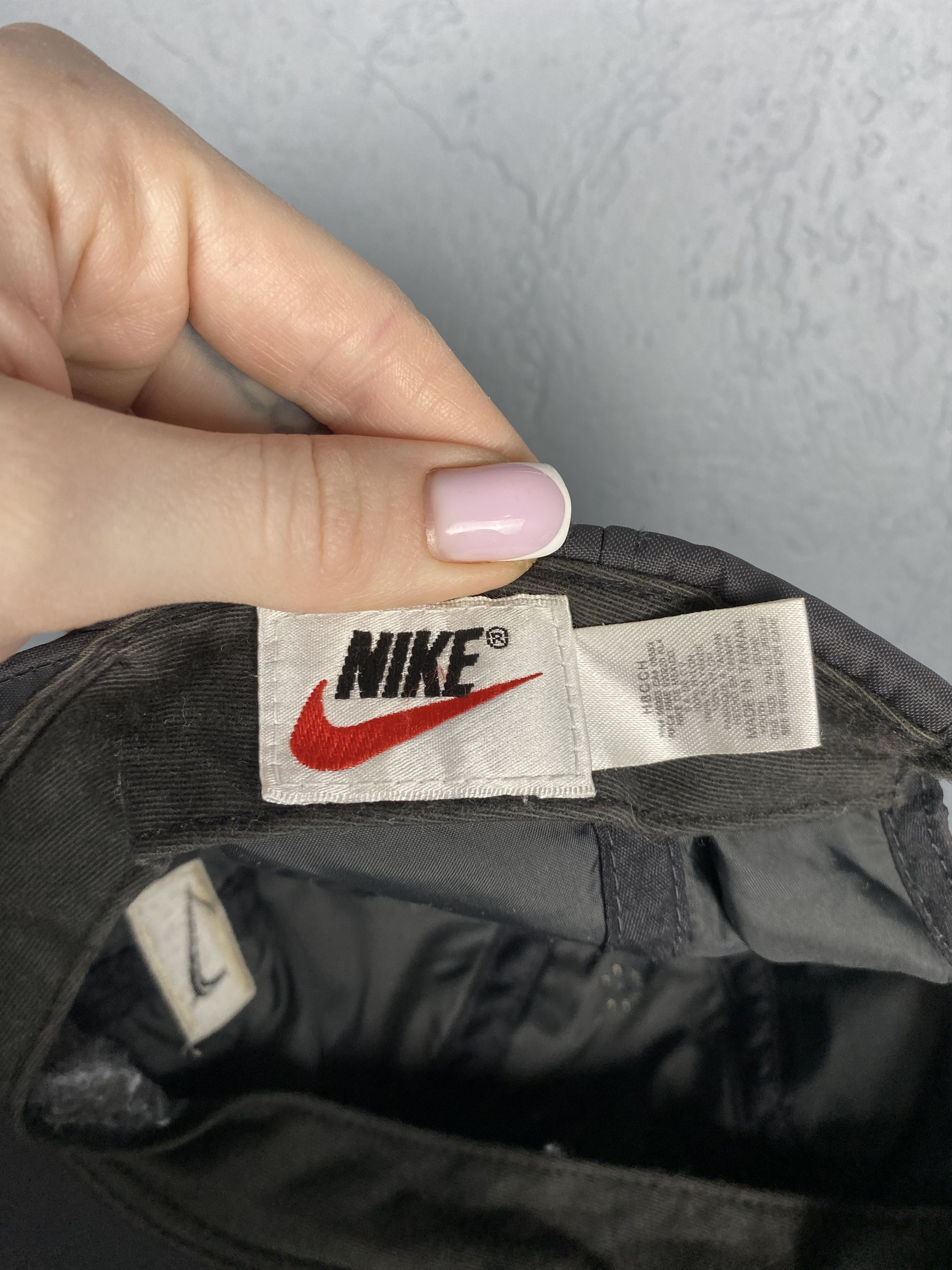Nike × Vintage Nike Vintage Nylon Hat Cap Swoosh Y2K Size ONE SIZE - 5 Thumbnail