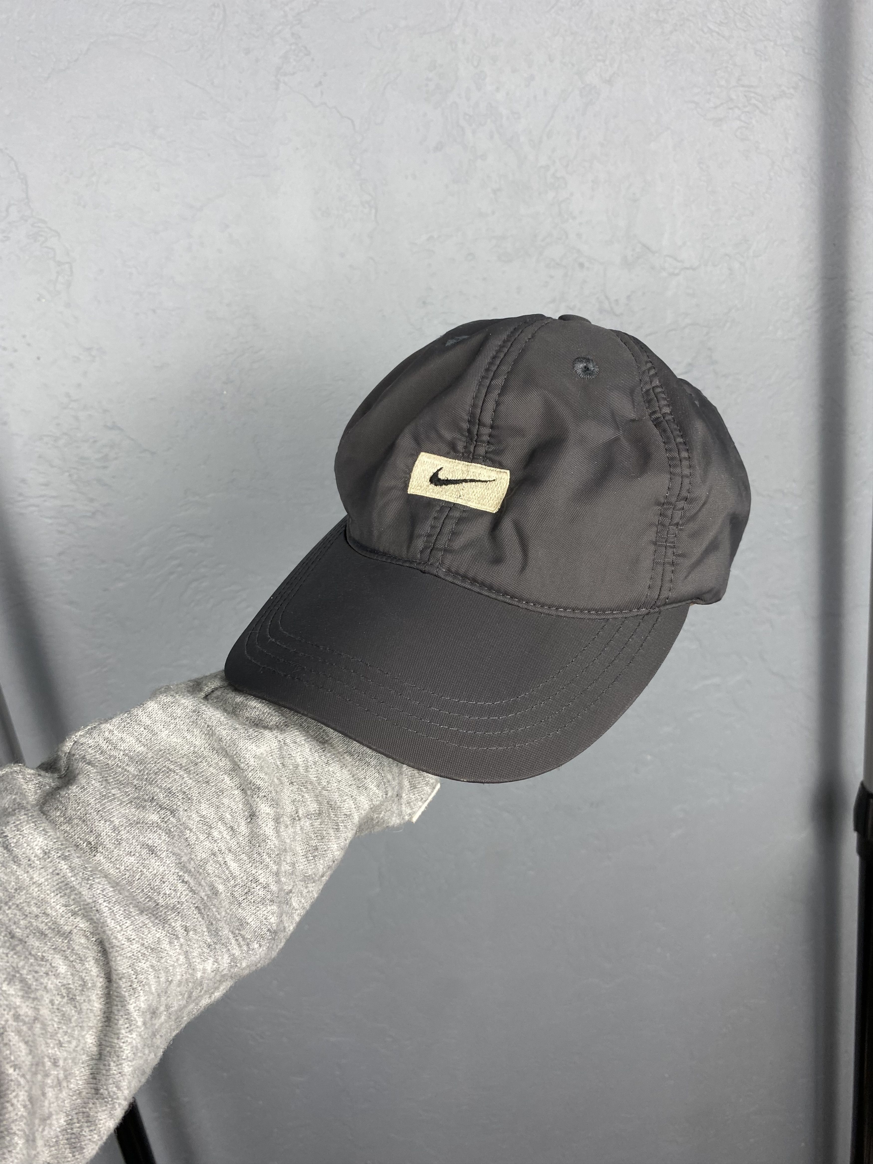Nike × Vintage Nike Vintage Nylon Hat Cap Swoosh Y2K Size ONE SIZE - 2 Thumbnail