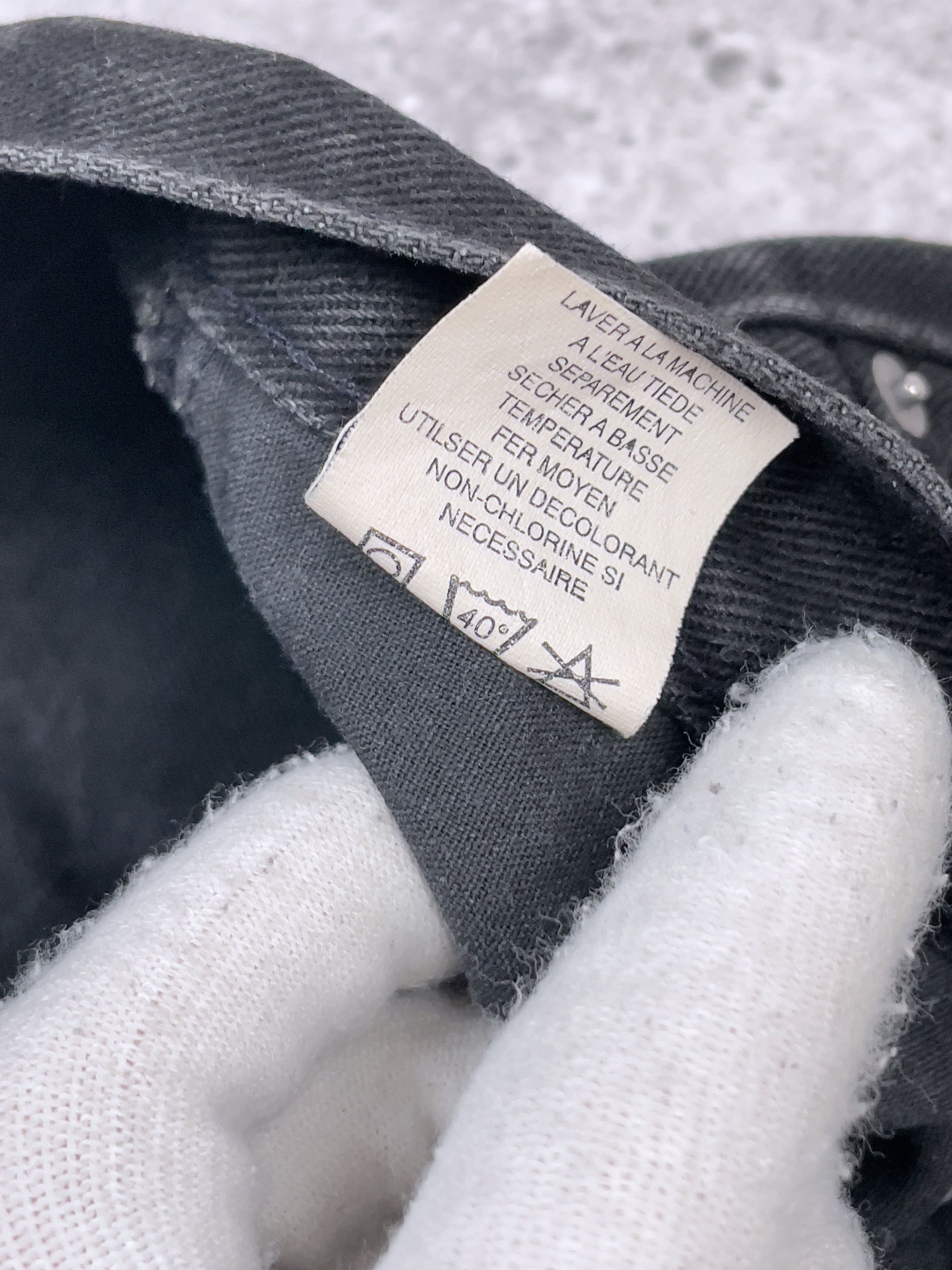 Tommy Hilfiger × Vintage 90s Tommy Hilfiger Made in USA Black Carpenter Wash Denim Size US 31 - 12 Thumbnail