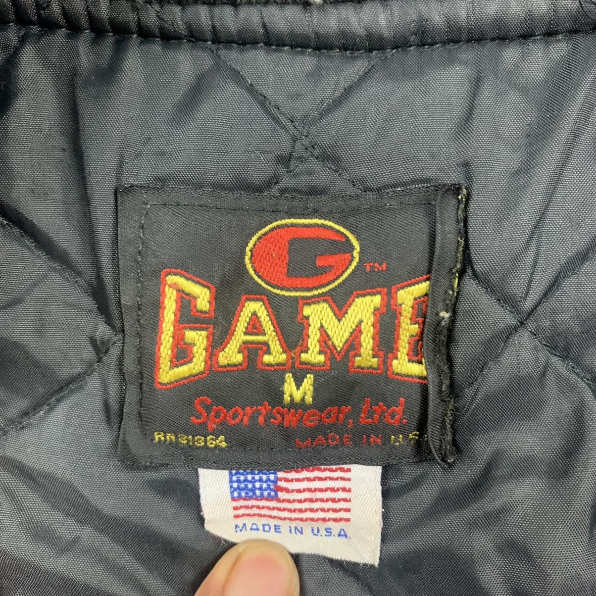 Vintage Vintage 80s Leather Varsity Jacket Made In USA Size US M / EU 48-50 / 2 - 12 Thumbnail