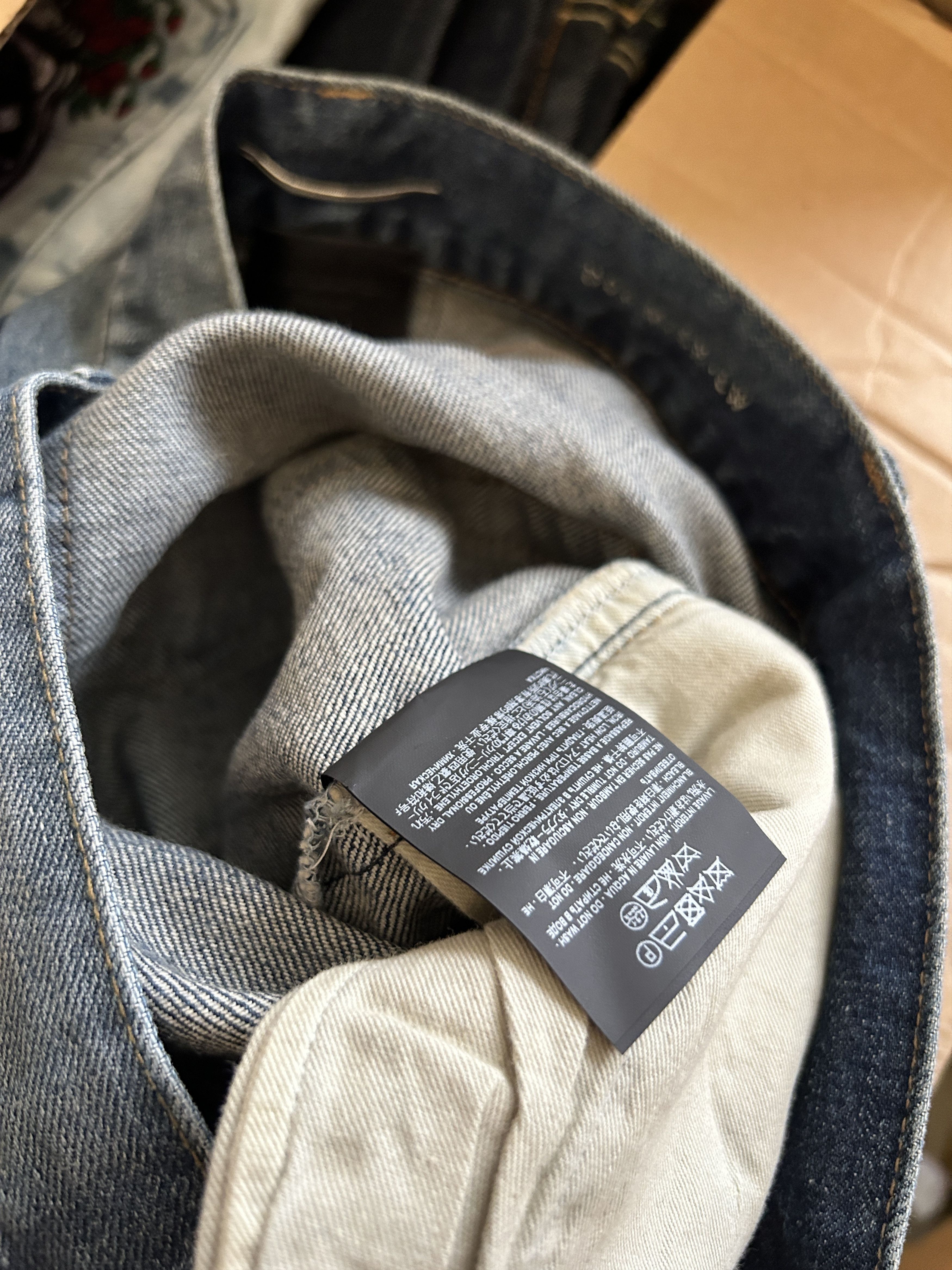 Hedi Slimane × Saint Laurent Paris Saint laurent 2017 461223 y897m denim jeans whisker Size US 32 / EU 48 - 3 Thumbnail