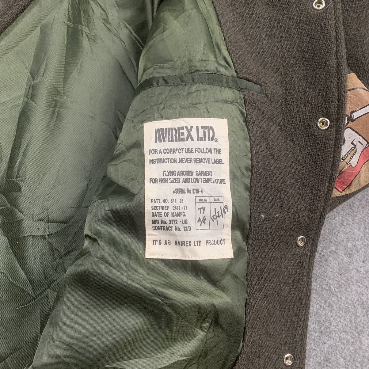 Avirex × Vintage Vintage RARE Avirex Bomber Wool Patches Jacket Size US M / EU 48-50 / 2 - 13 Thumbnail