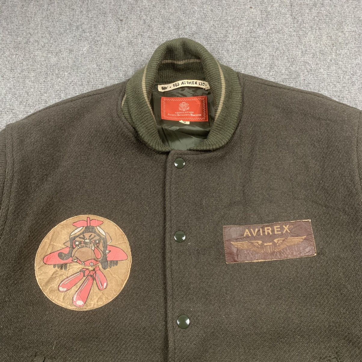 Avirex × Vintage Vintage RARE Avirex Bomber Wool Patches Jacket Size US M / EU 48-50 / 2 - 7 Thumbnail