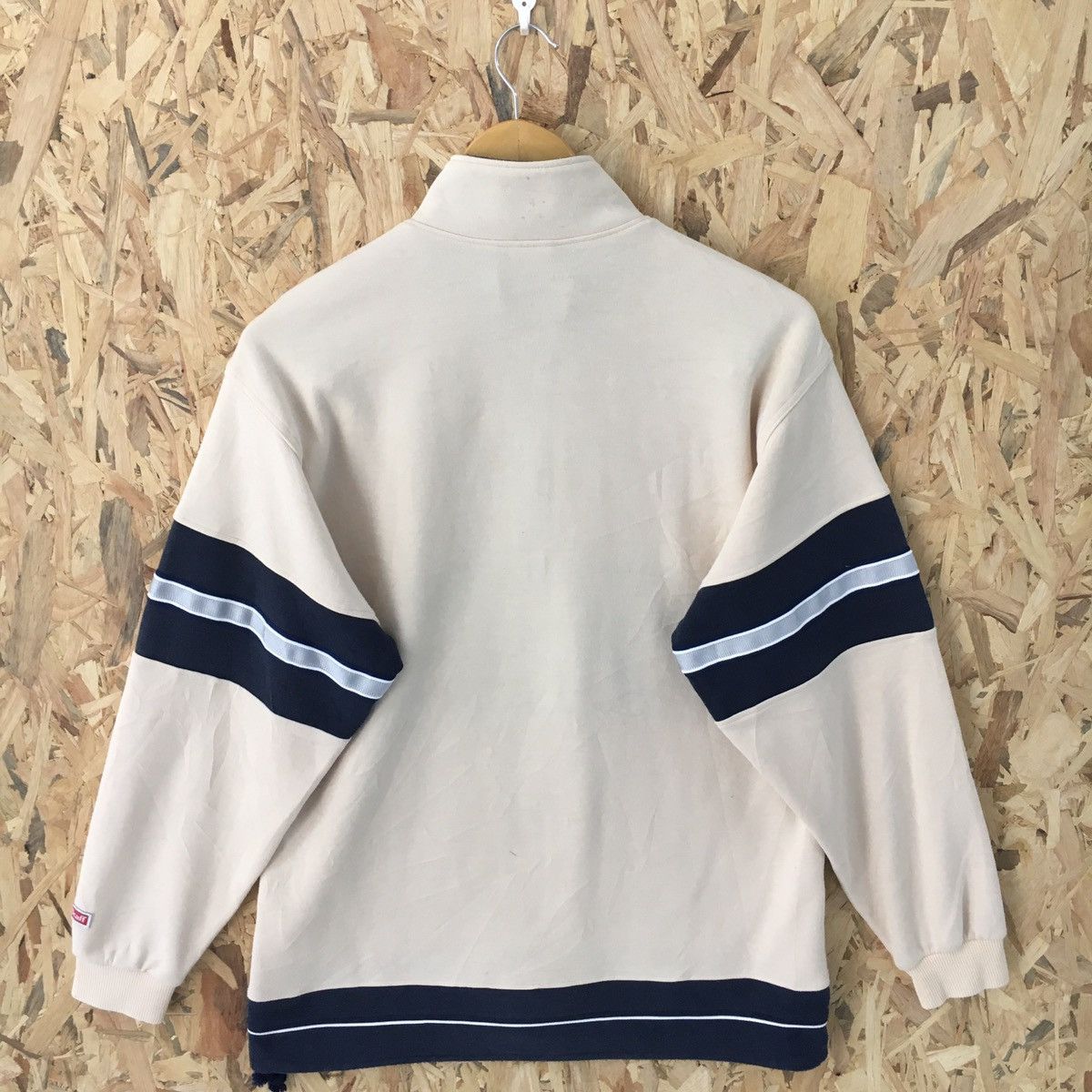 Japanese Brand Rare‼️🔥Wilson Half Zipper Embroidery Big SpellOut Sweatshirt Size US M / EU 48-50 / 2 - 2 Thumbnail