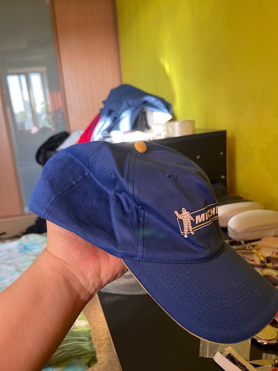 Vintage Vintage Racing Michelin cap hat blue y2k Size ONE SIZE - 5 Thumbnail