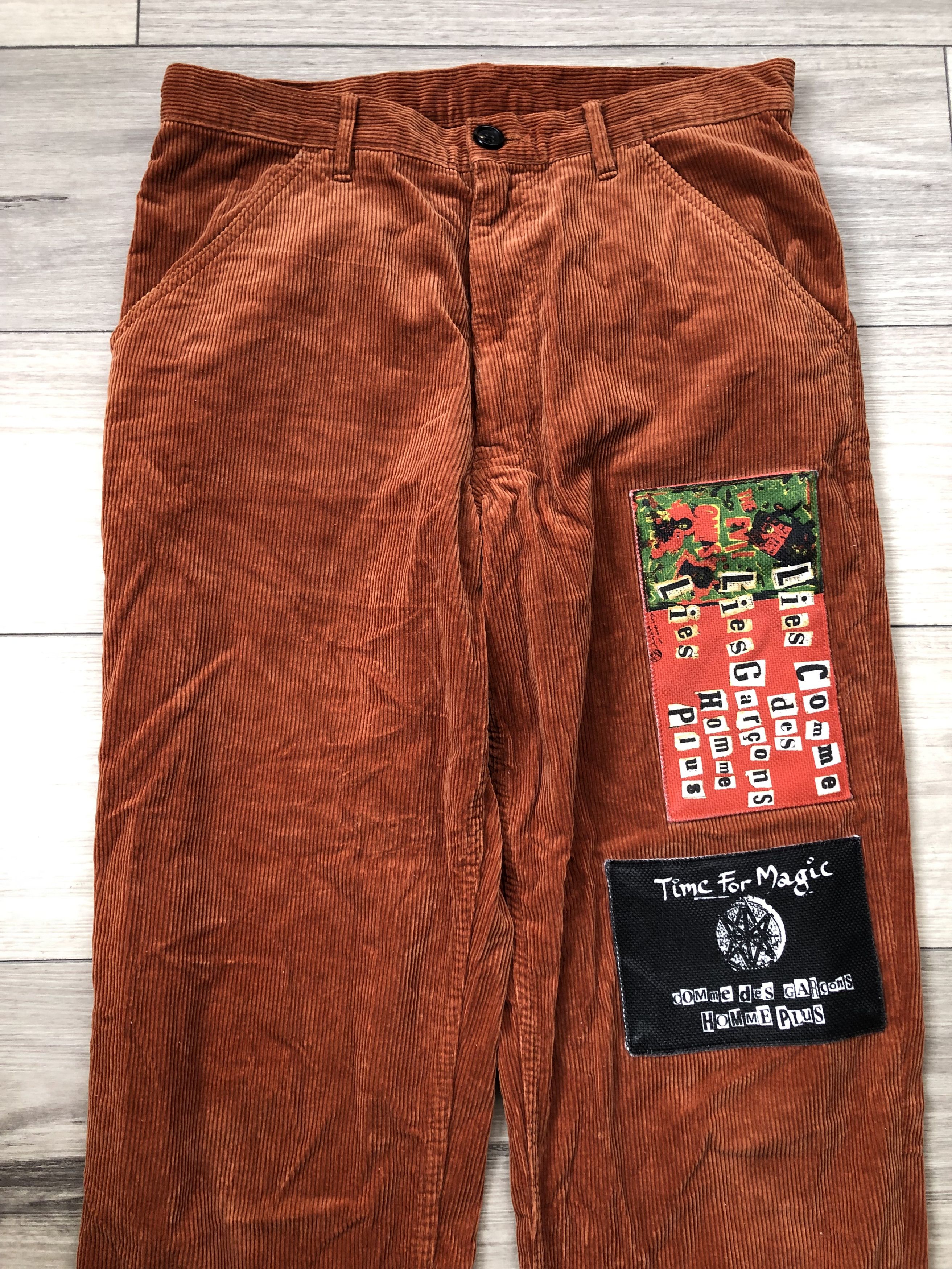 Comme des Garcons Homme Plus Comme Des Garcons 2008 'Time For Magic' Corduroy Pants Size US 32 / EU 48 - 6 Thumbnail