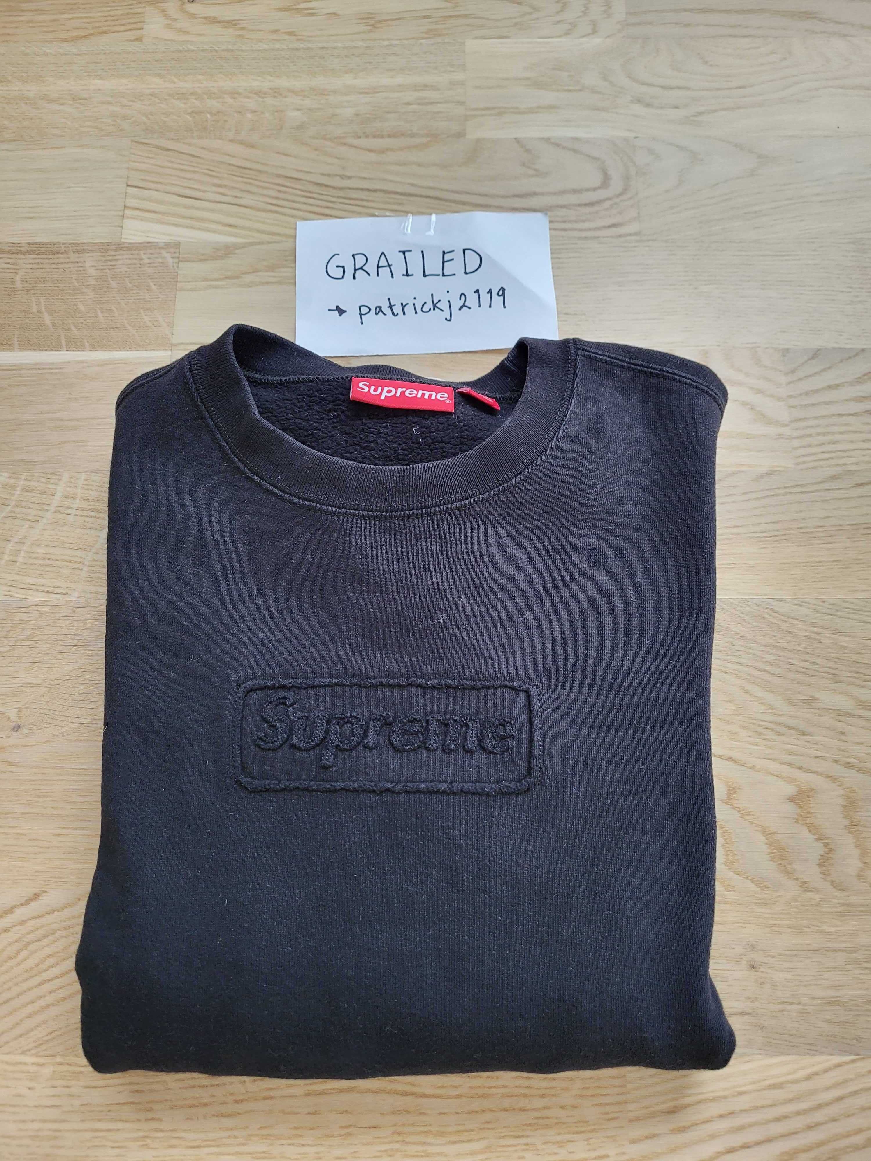 Supreme Supreme Cutout Logo Crewneck (Black) | Grailed