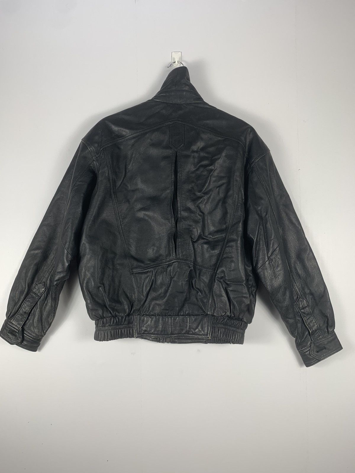 Vintage Vintage Leather Jacket Motorcycle Style Jacket Size US M / EU 48-50 / 2 - 6 Thumbnail