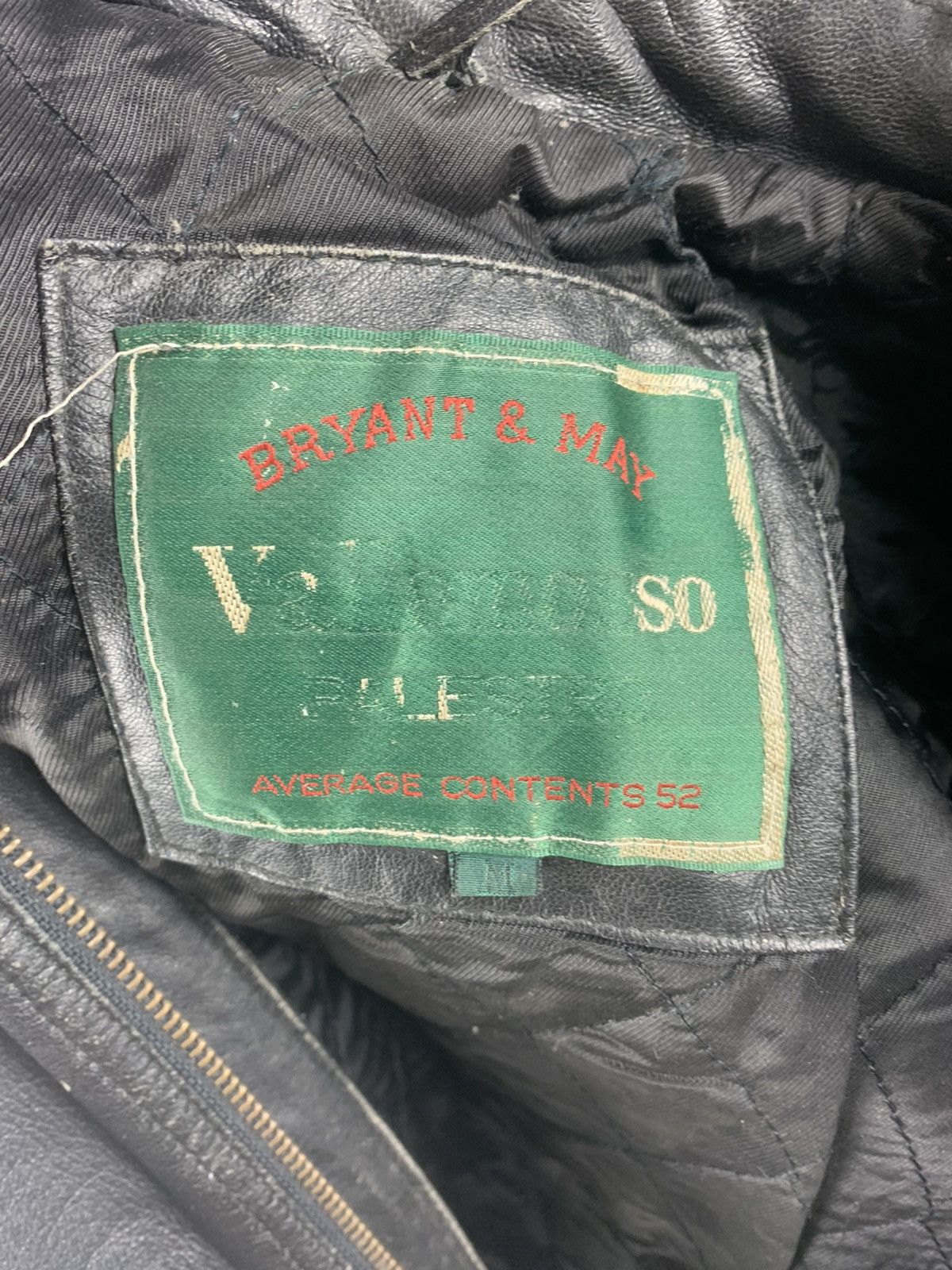 Vintage Vintage Leather Jacket Motorcycle Style Jacket Size US M / EU 48-50 / 2 - 4 Thumbnail