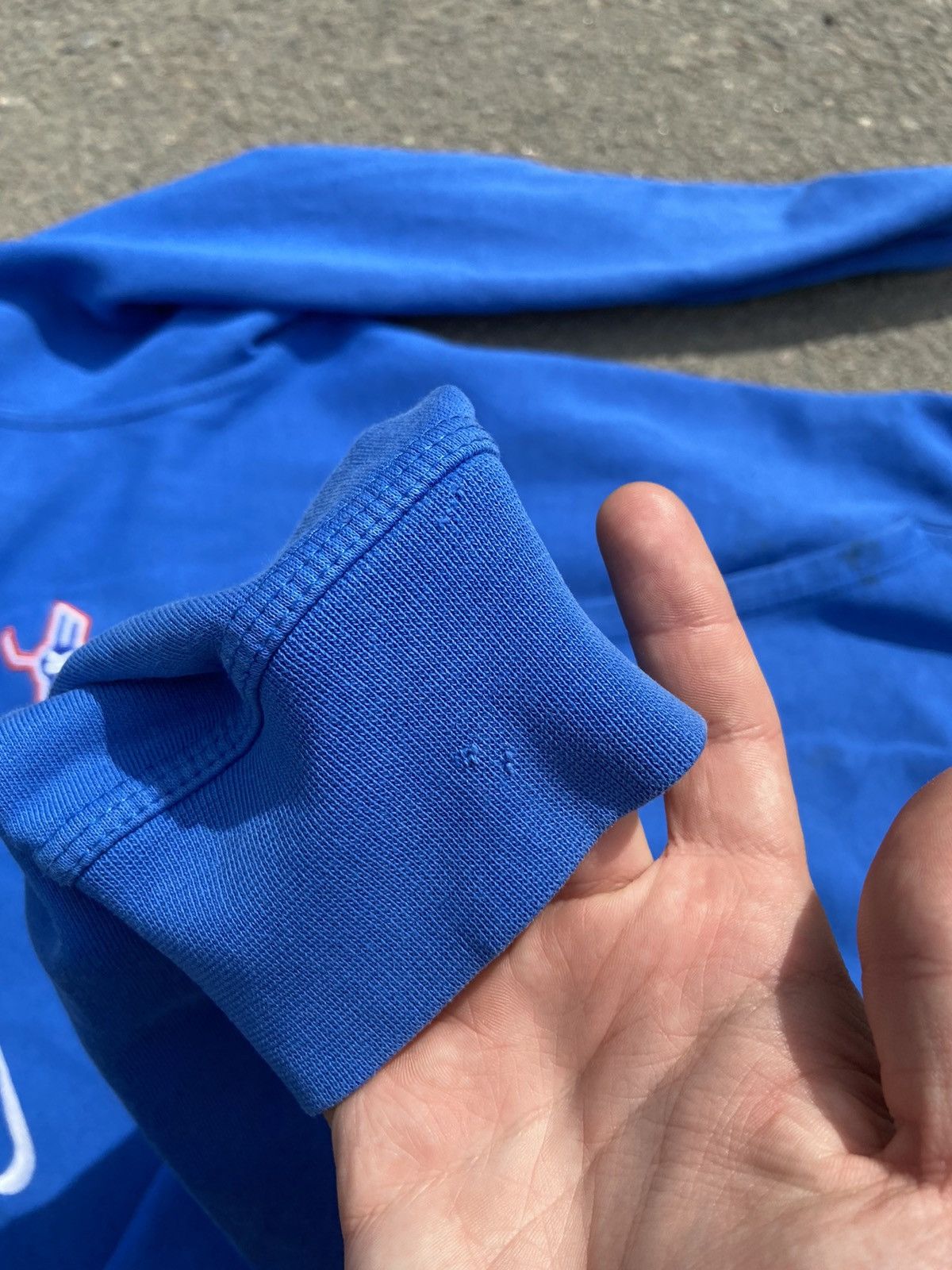 Nike 90s Nike Vintage Hoodie Blue Nike Hoodie Streetwear Size US M / EU 48-50 / 2 - 10 Thumbnail