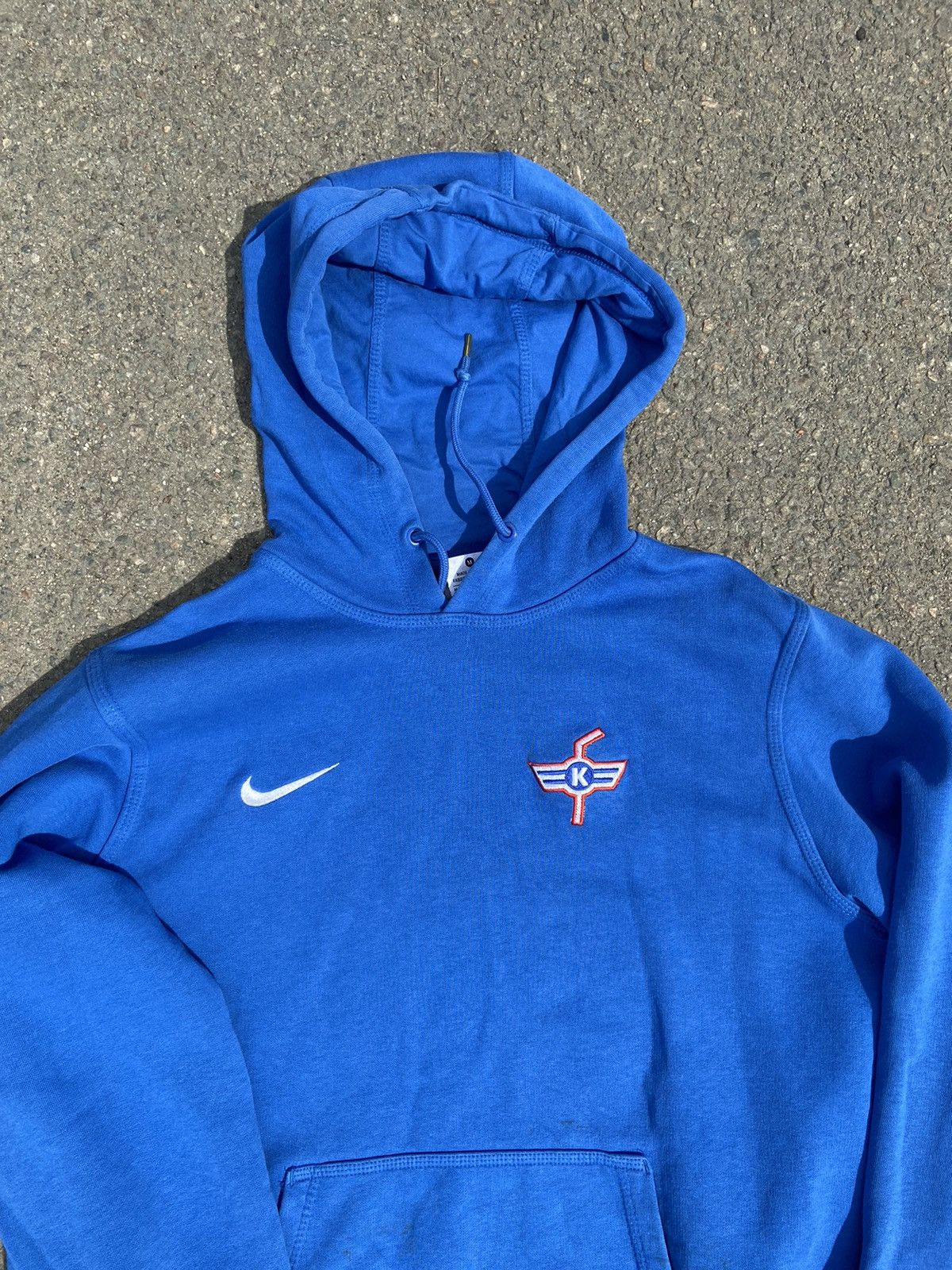 Nike 90s Nike Vintage Hoodie Blue Nike Hoodie Streetwear Size US M / EU 48-50 / 2 - 3 Thumbnail