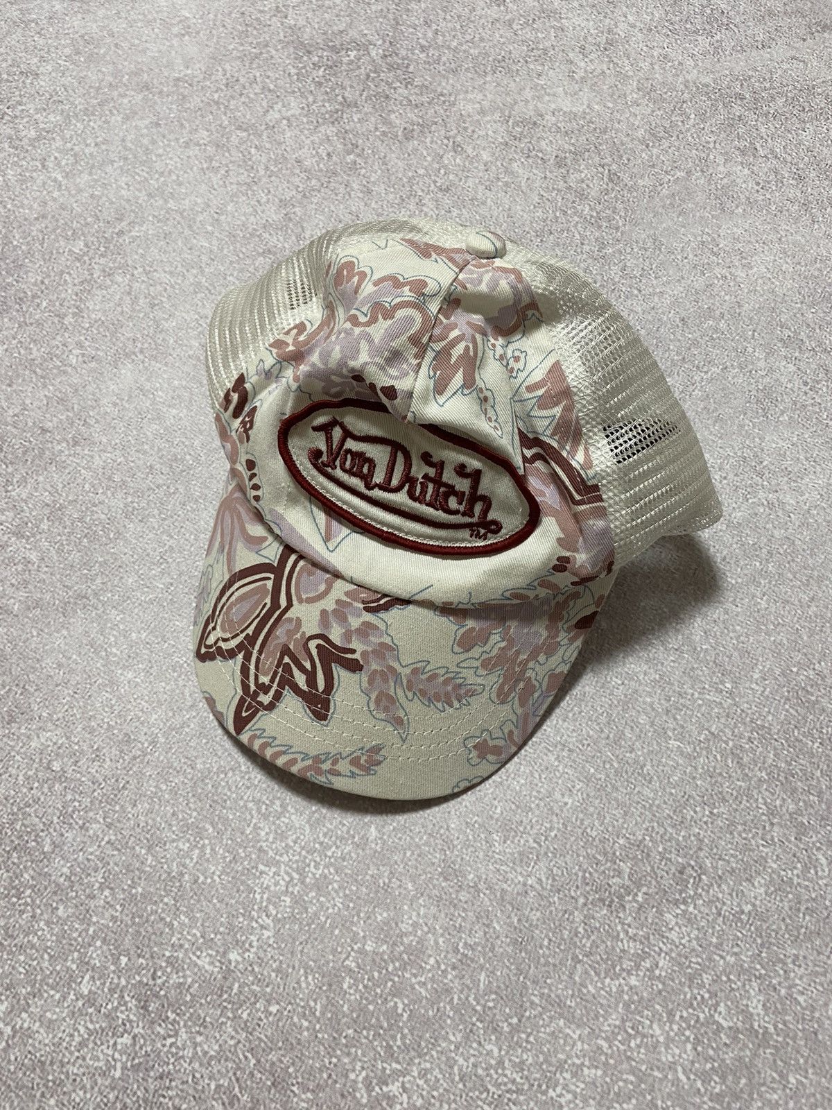 Vintage Vintage Von Dutch Flowers 🌸 Trucker Hat Rare VD Size ONE SIZE - 1 Thumbnail