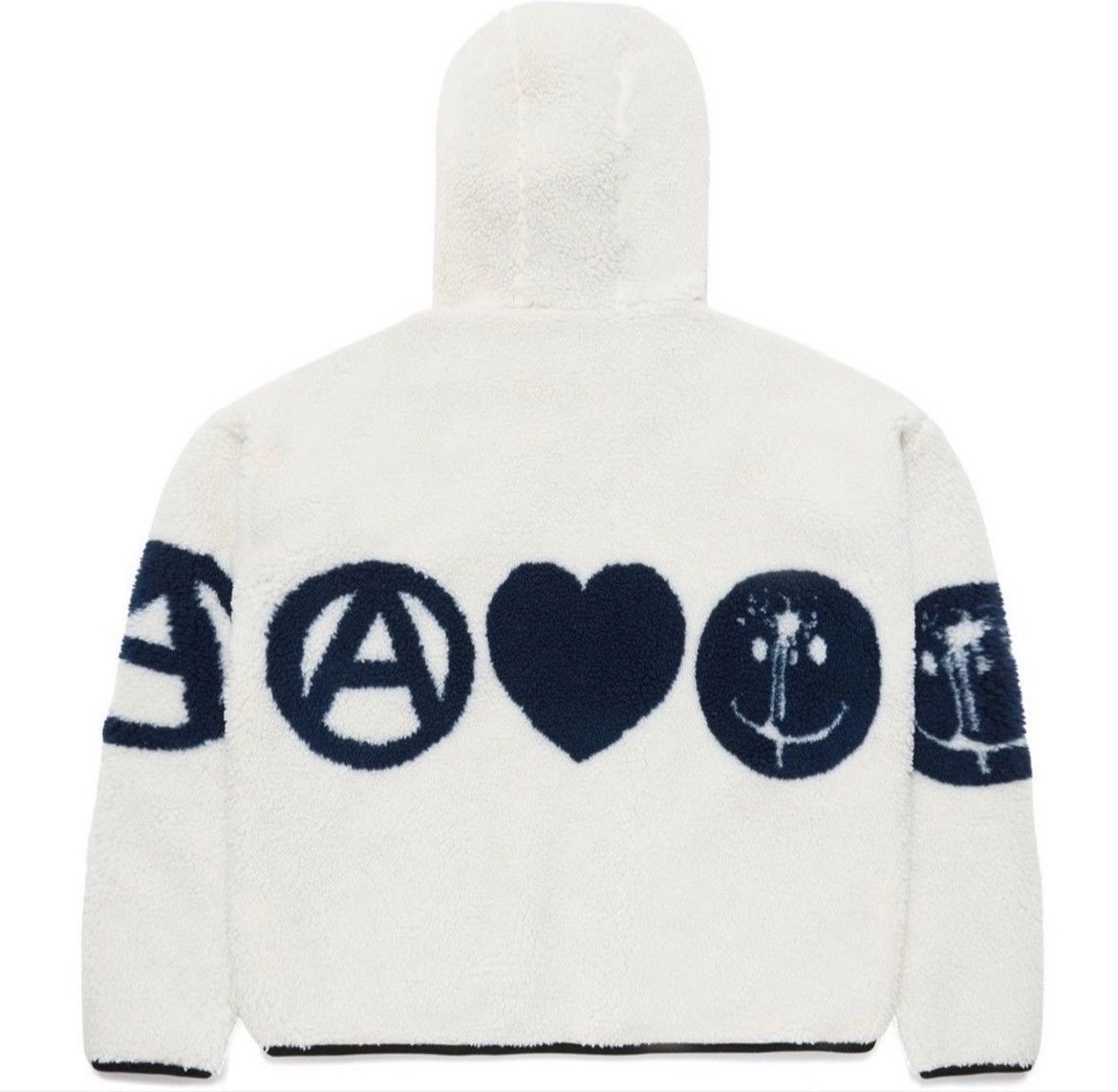 Balaclava Sherpa Fleece Zip-Up Jacket