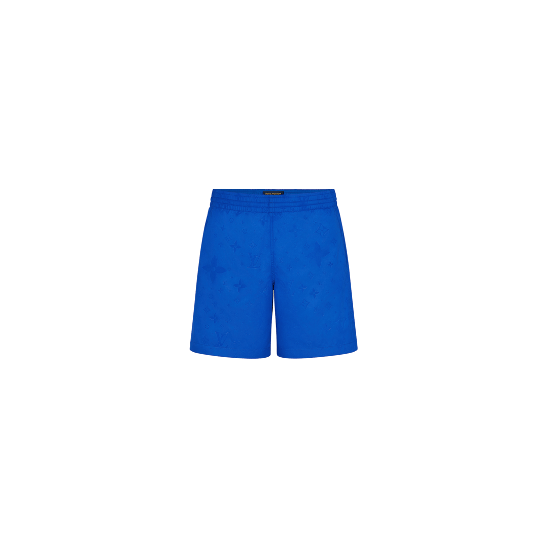 Louis Vuitton Signature Swim Board Shorts Night Blue. Size XL