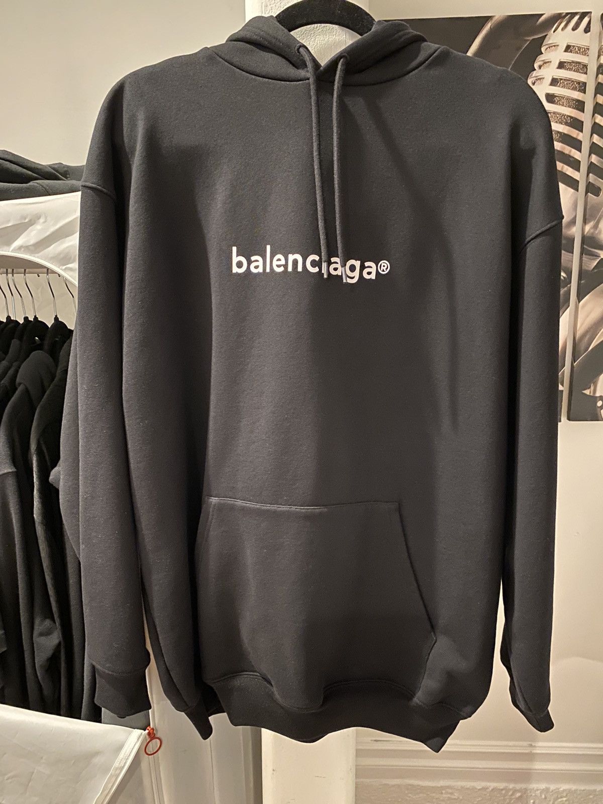 Balenciaga hoodie tags hotsell