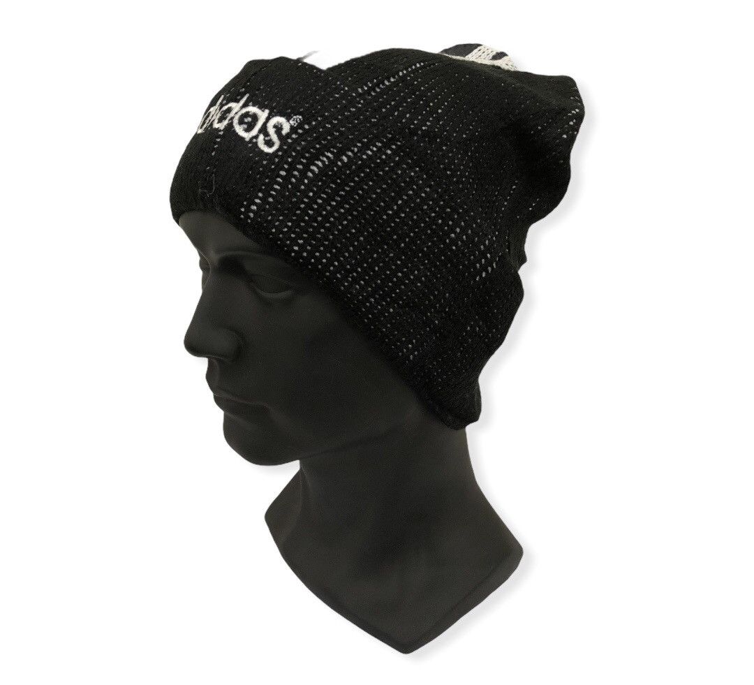 Adidas × Vintage Vintage Adidas Spell Out Beanie Hat Size ONE SIZE - 2 Thumbnail