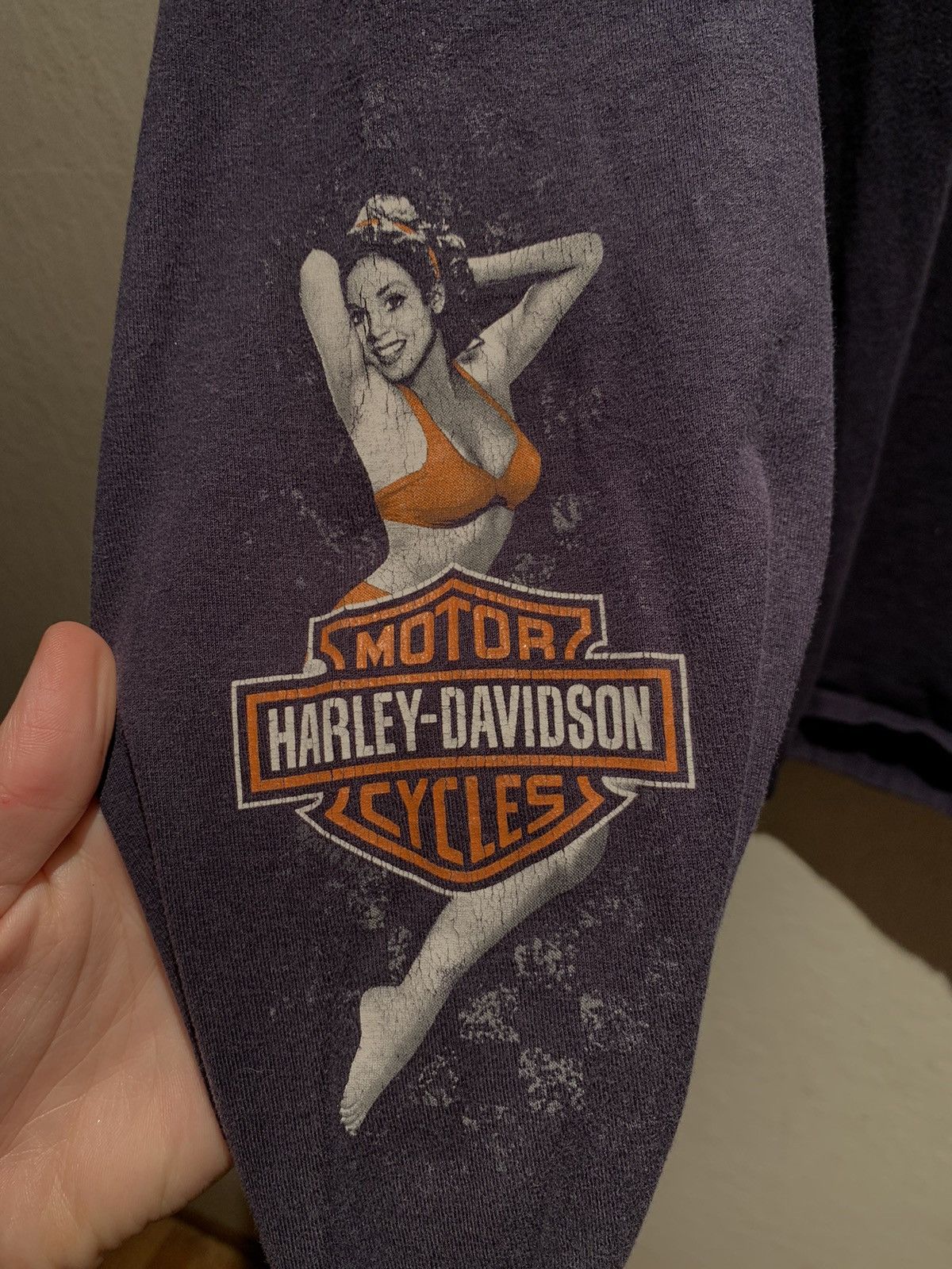 Harley Davidson × Other *RARE* Harley Davidson Pinup Eagles Nest Long Sleeve Shirt L Size US L / EU 52-54 / 3 - 4 Thumbnail